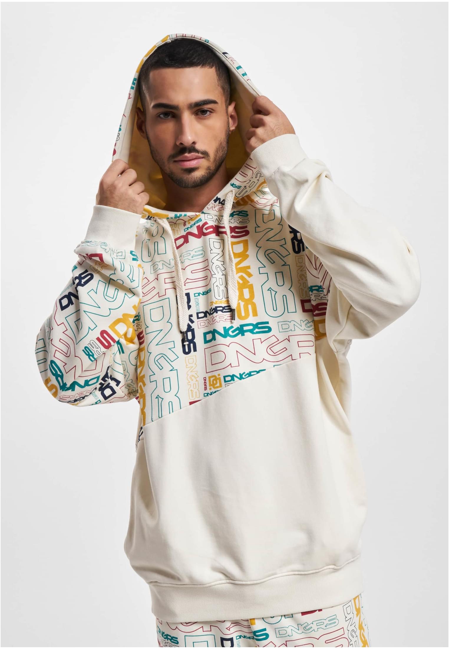 Dangerous DNGRS Hoody Maze white XXL - workoutbrands.com
