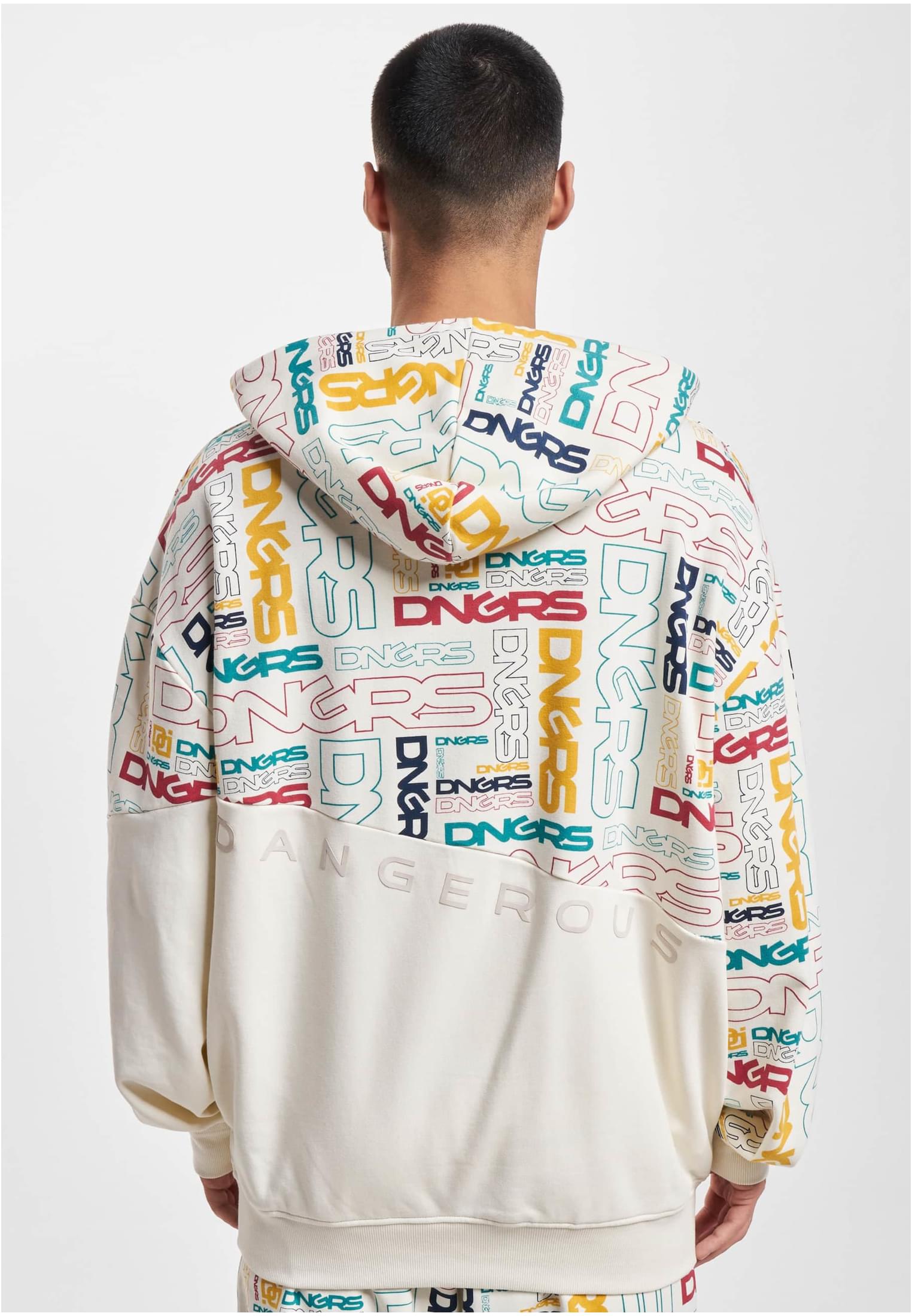 Dangerous DNGRS Hoody Maze white XXL - workoutbrands.com