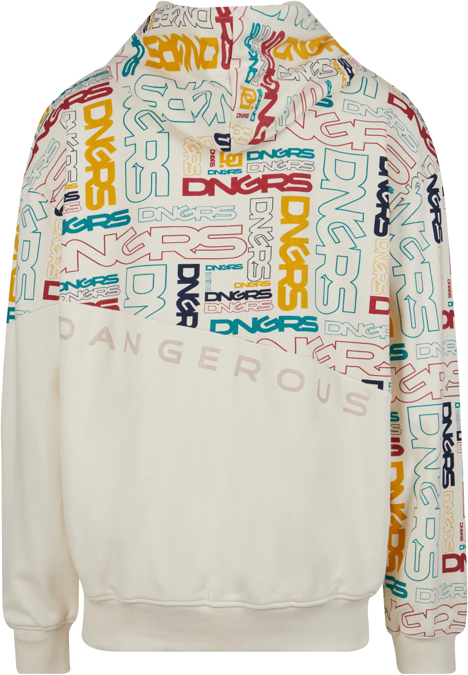 Dangerous DNGRS Hoody Maze white XXL - workoutbrands.com