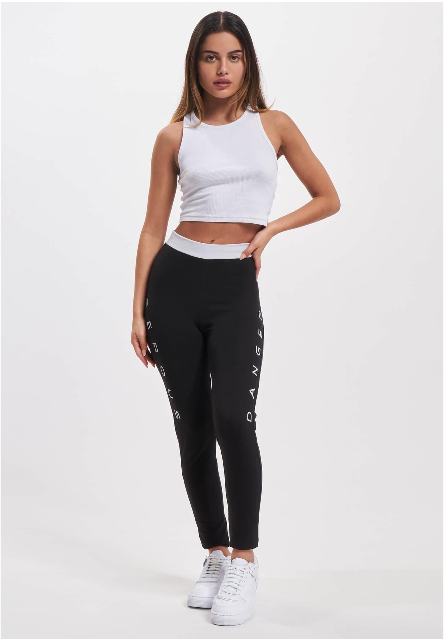 Dangerous DNGRS Leggings EvilFuture black XXL - workoutbrands.com