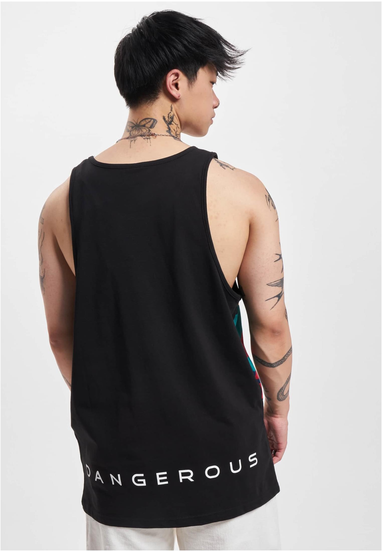 Dangerous DNGRS Tanktop HideMe black XXL - workoutbrands.com
