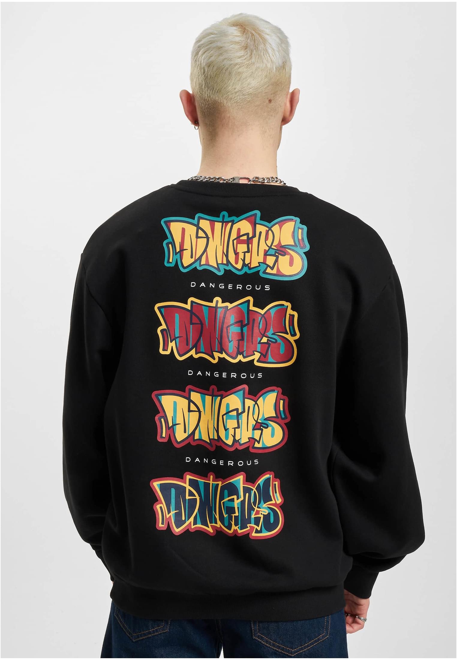 Dangerous DNGRS Wallarts Crewneck black XXL - workoutbrands.com