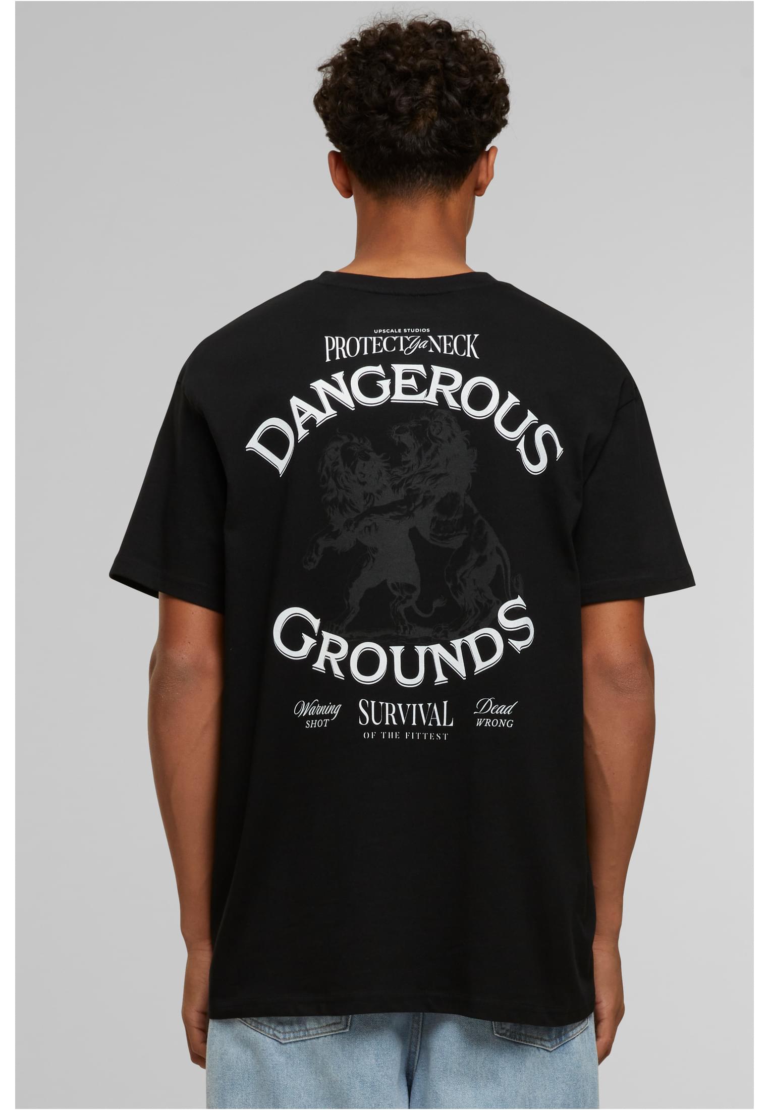 Dangerous Grounds Oversize Tee cityred XXL - workoutbrands.com
