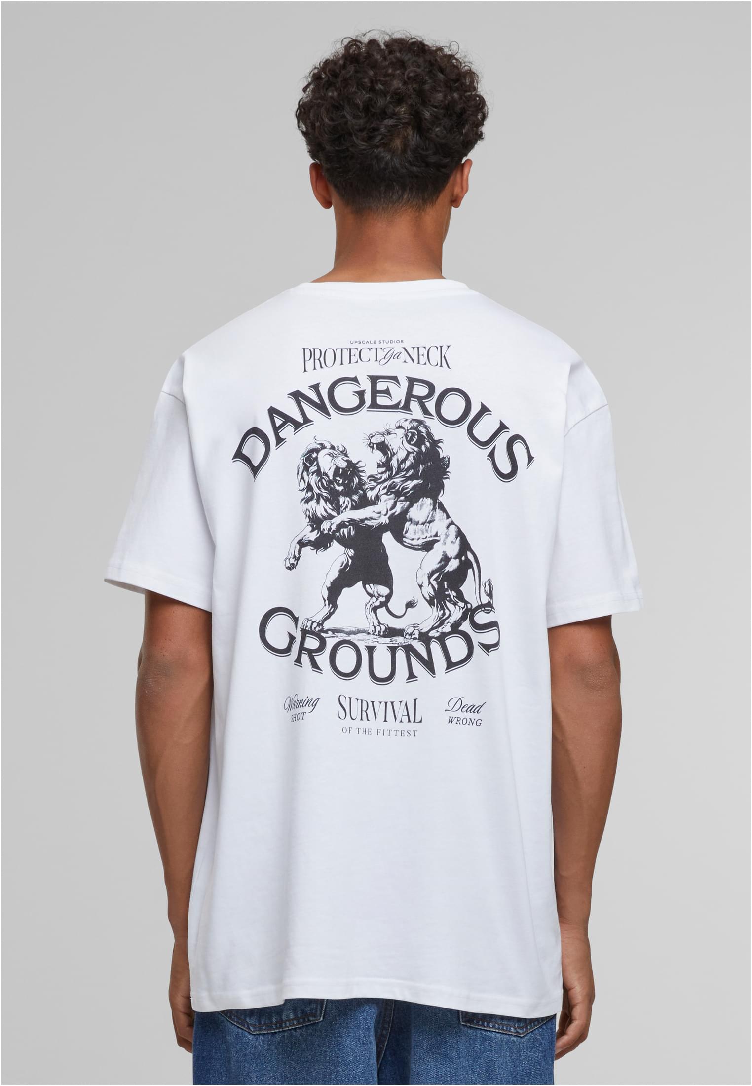 Dangerous Grounds Oversize Tee cityred XXL - workoutbrands.com