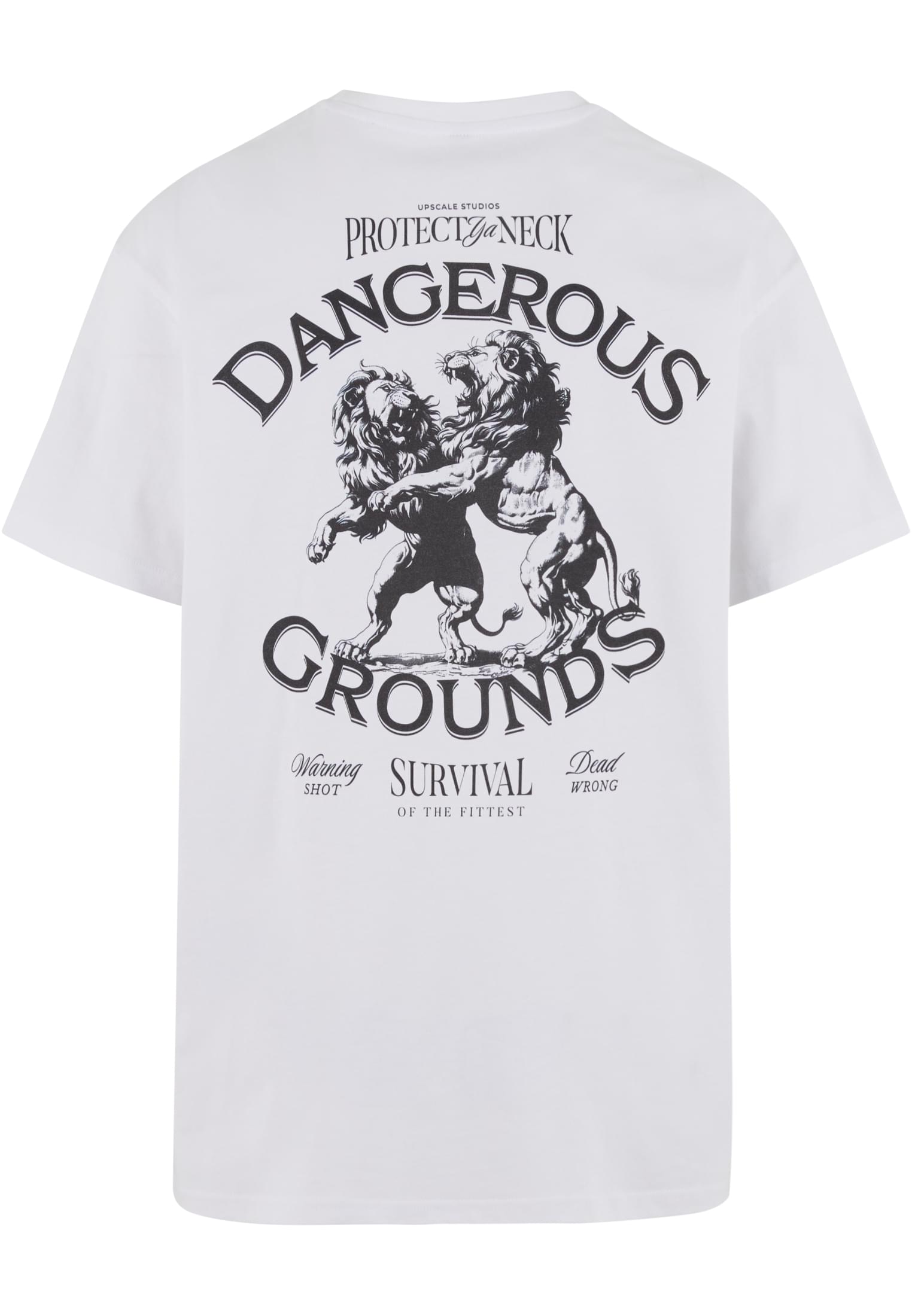 Dangerous Grounds Oversize Tee cityred XXL - workoutbrands.com