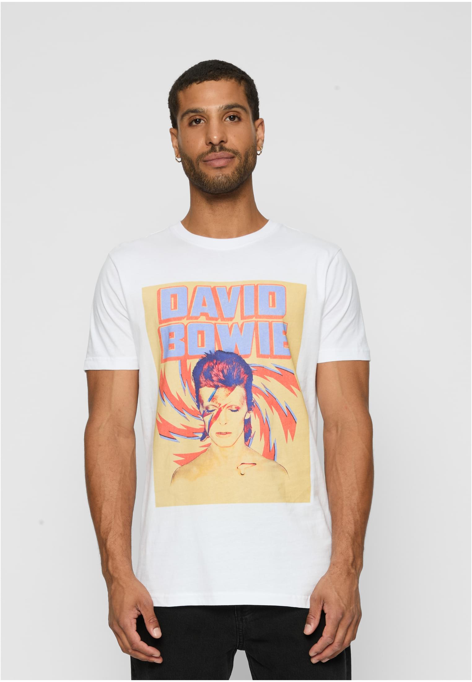 David Bowie Star Dust Tee white XXL - workoutbrands.com