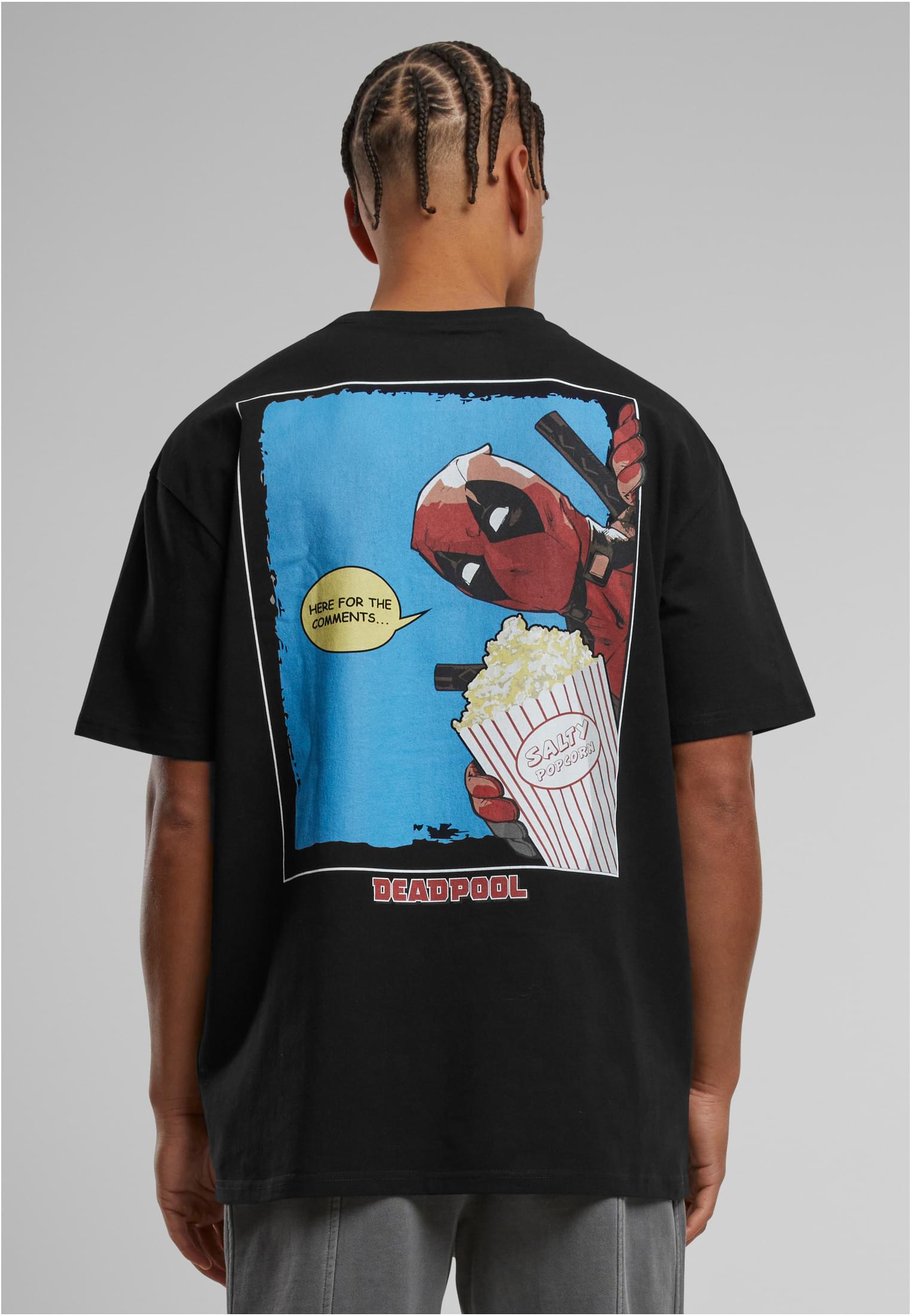 Deadpool Salty Popcorn Heavy Oversize Tee white XXL - workoutbrands.com