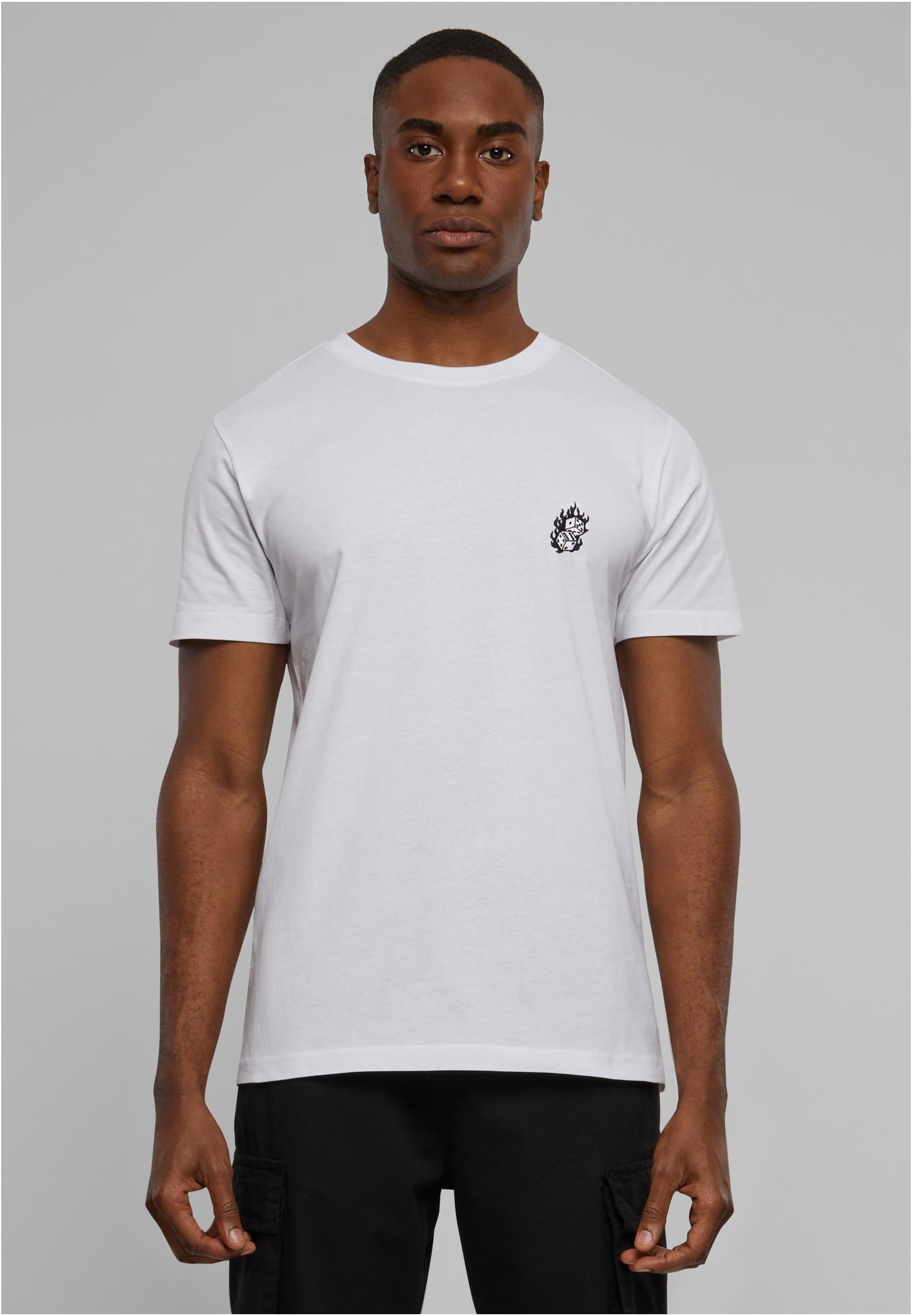 Dice Fire EMB Tee white XXL - workoutbrands.com
