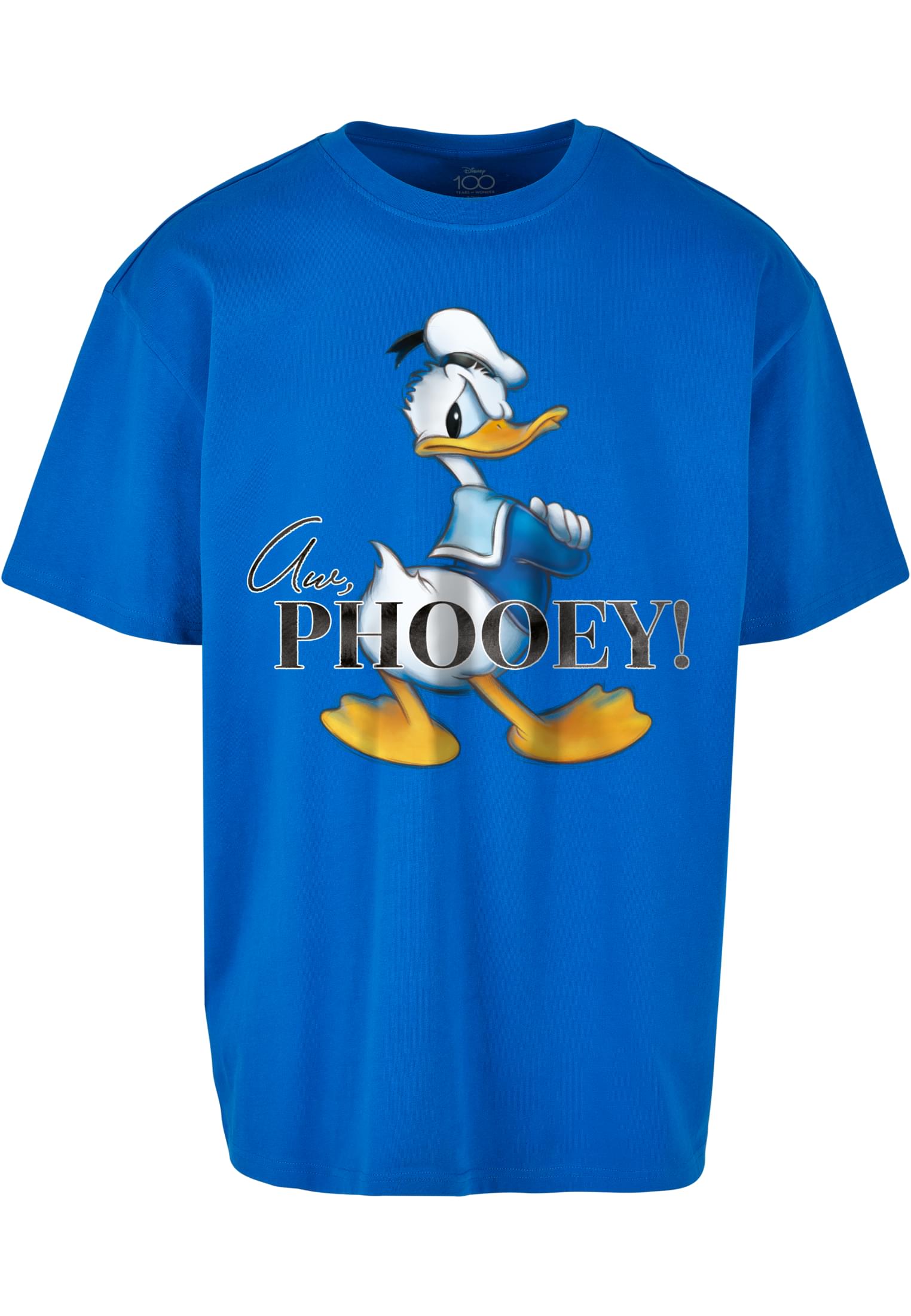 Disney 100 Donald Phooey Oversize Tee cobalt blue XXL - workoutbrands.com