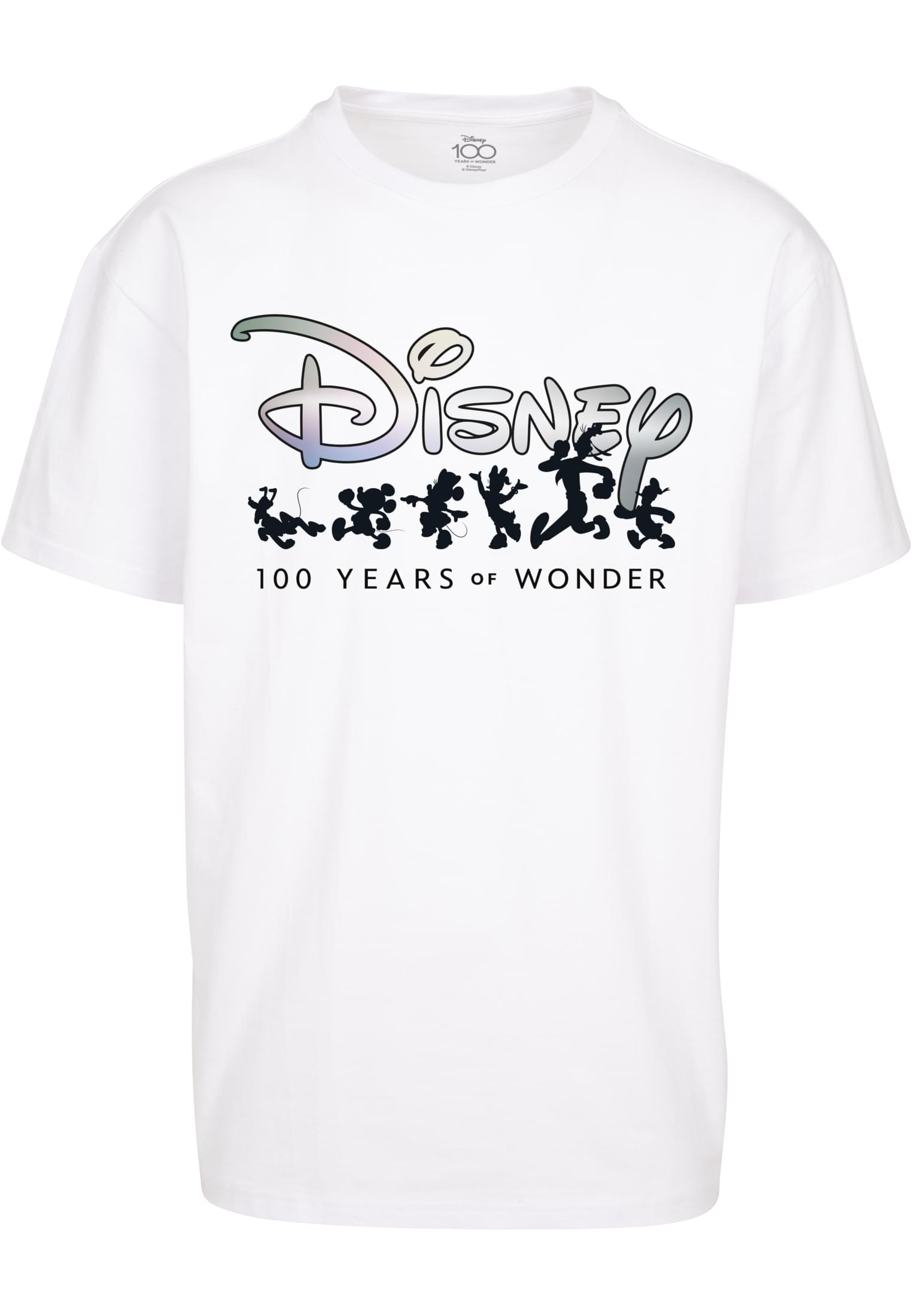 Disney 100 Years of Wonder Logo Oversize Tee white XXL - workoutbrands.com
