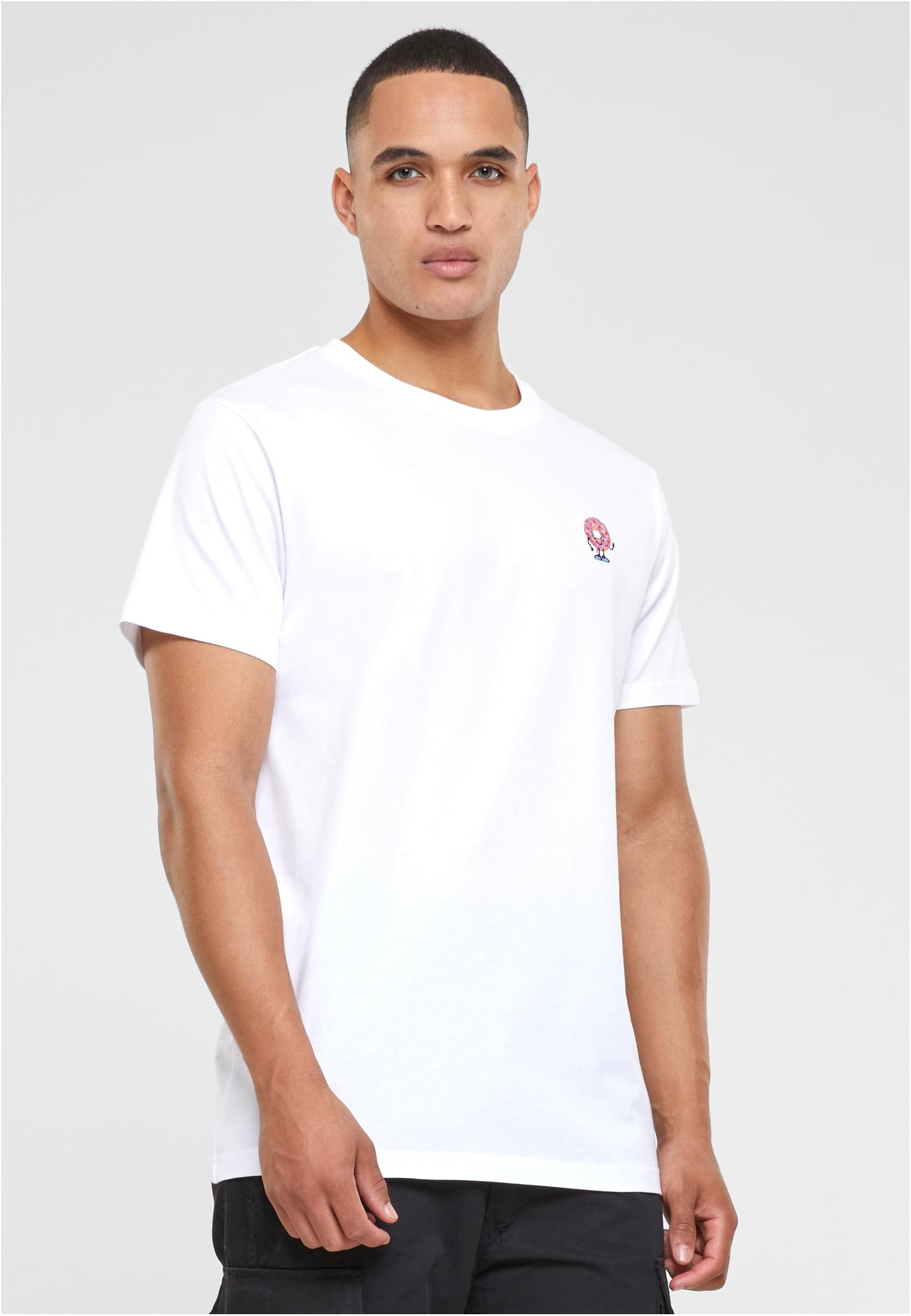 Donut Tee EMB white XXL - workoutbrands.com