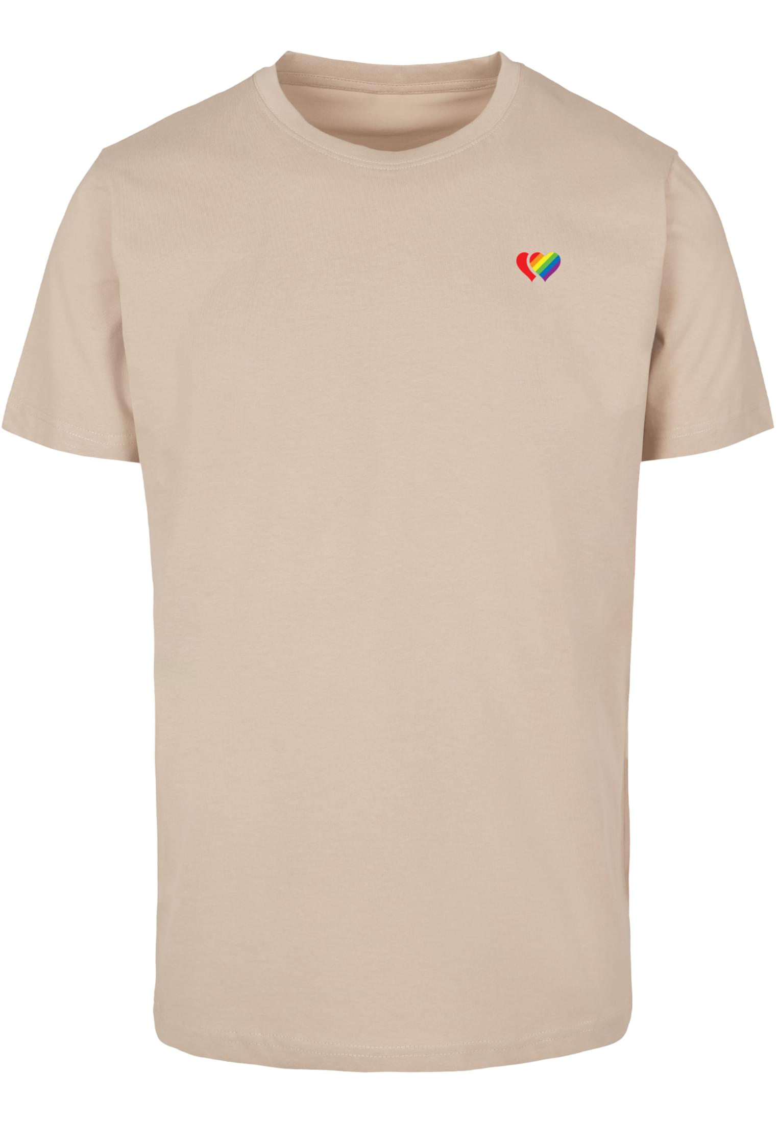 Double Hearts Pride Tee white XXL - workoutbrands.com