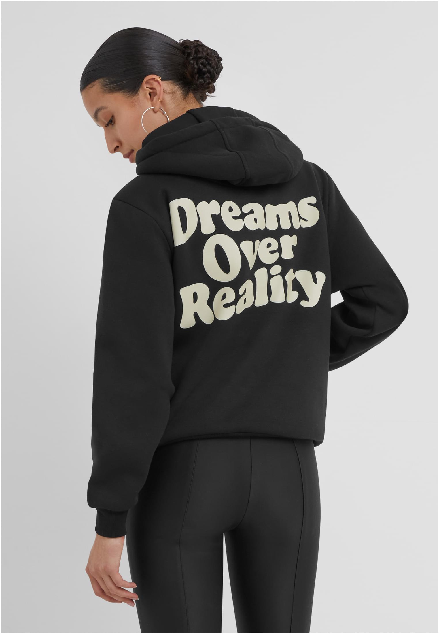 Dreams Over Reality Ladies Fluffy Hoody powderblue XXL - workoutbrands.com