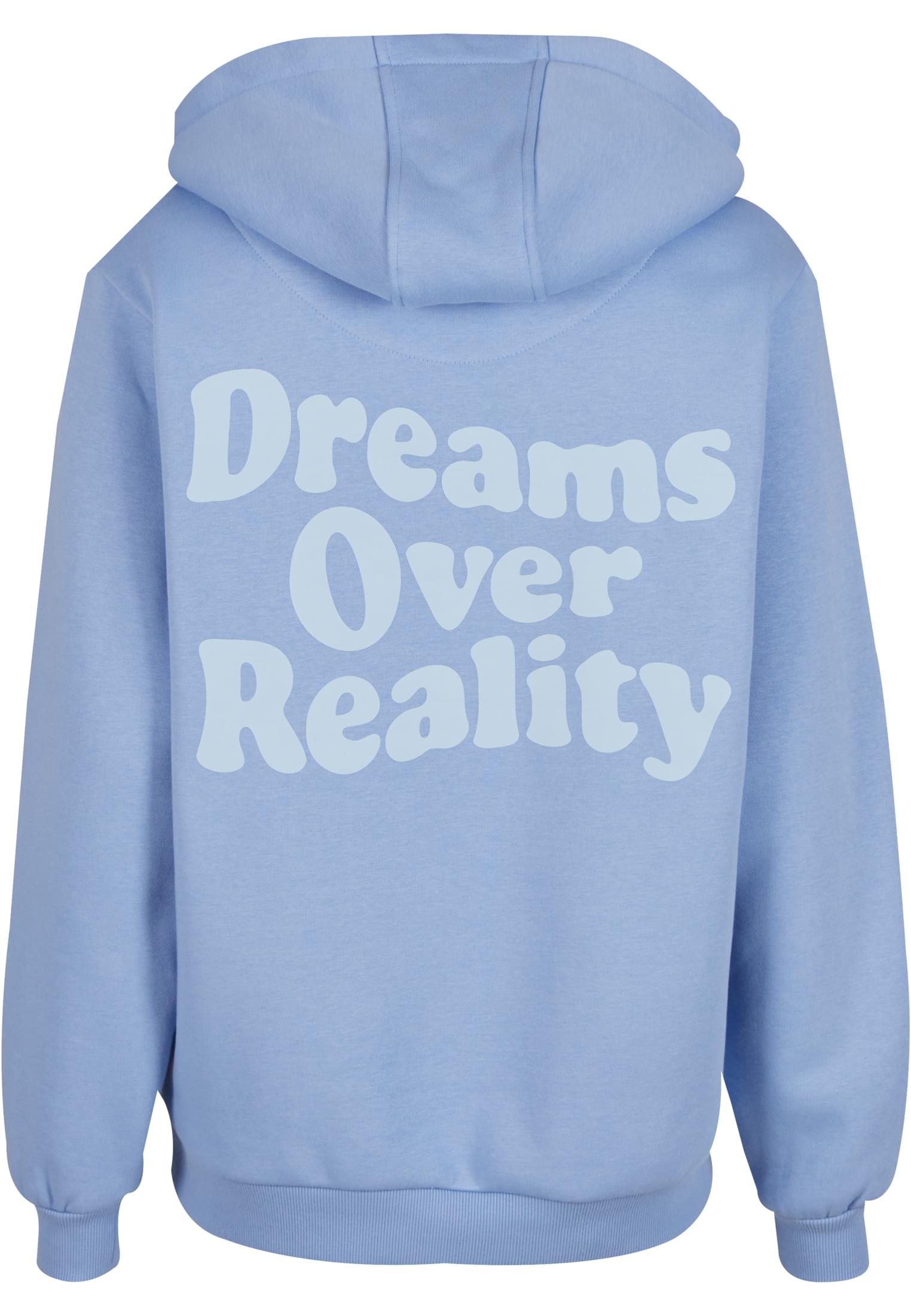 Dreams Over Reality Ladies Fluffy Hoody powderblue XXL - workoutbrands.com