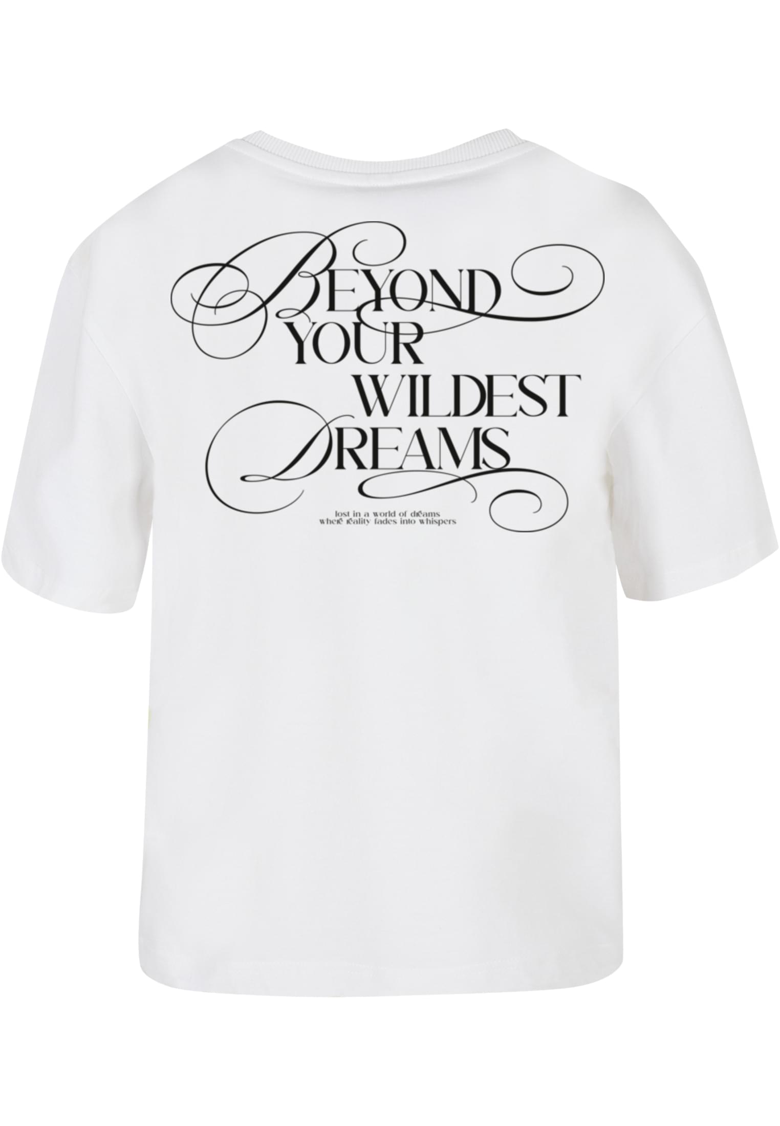 Dreamy Wording Tee white XXL - workoutbrands.com