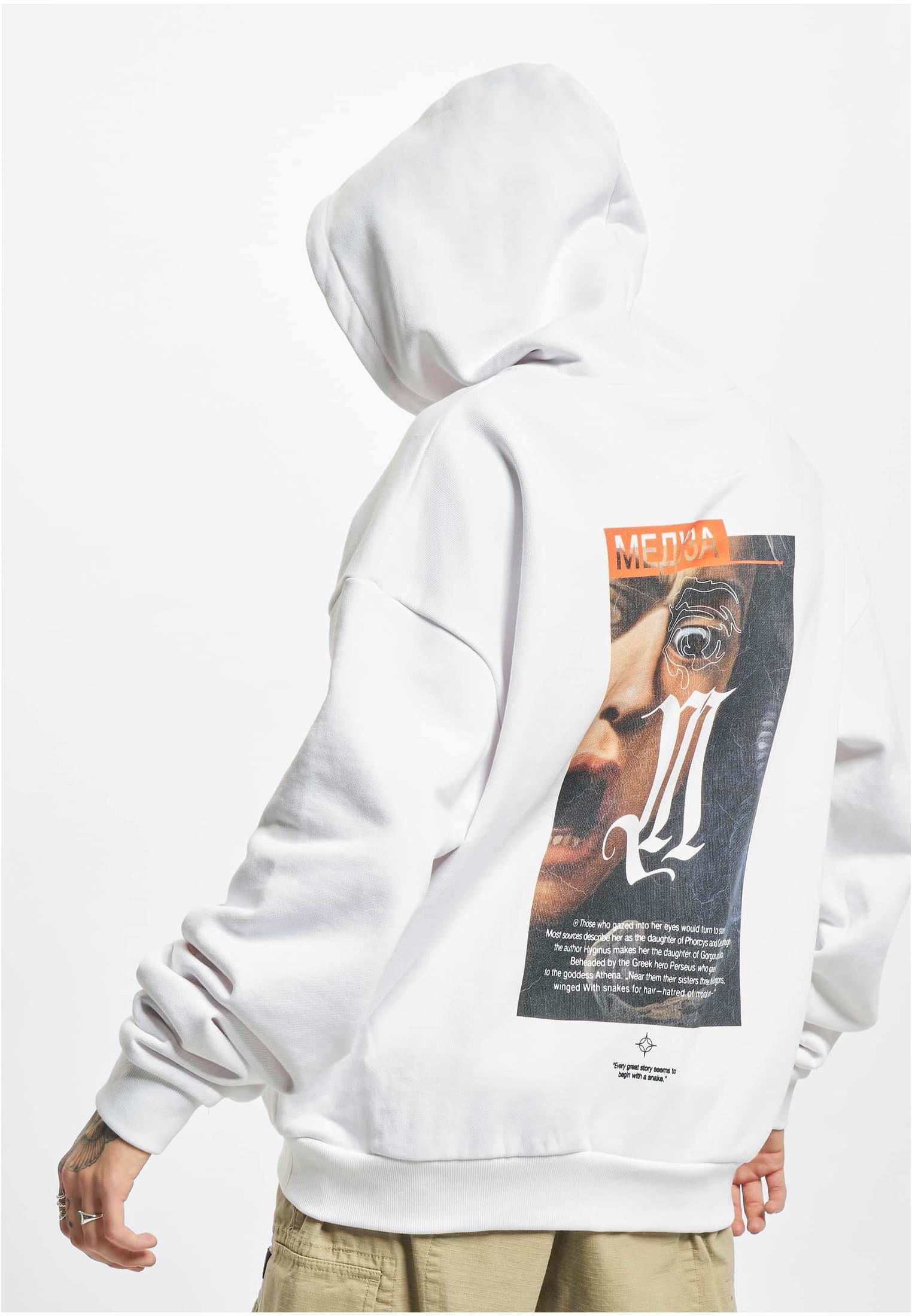 Dusa Painting Heavy Oversize Hoody white XXL - workoutbrands.com