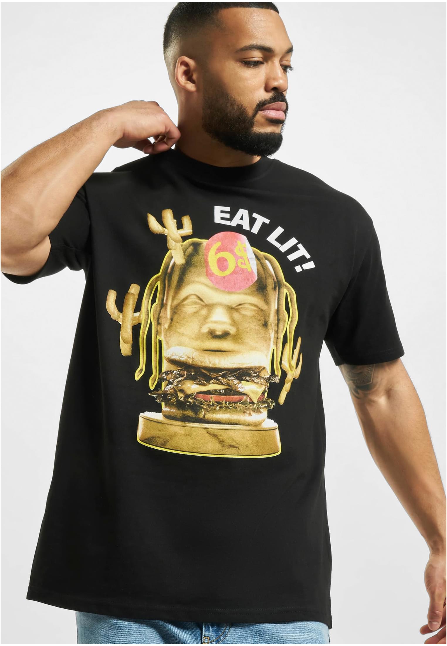 Eat Lit Oversize Tee white XXL - workoutbrands.com