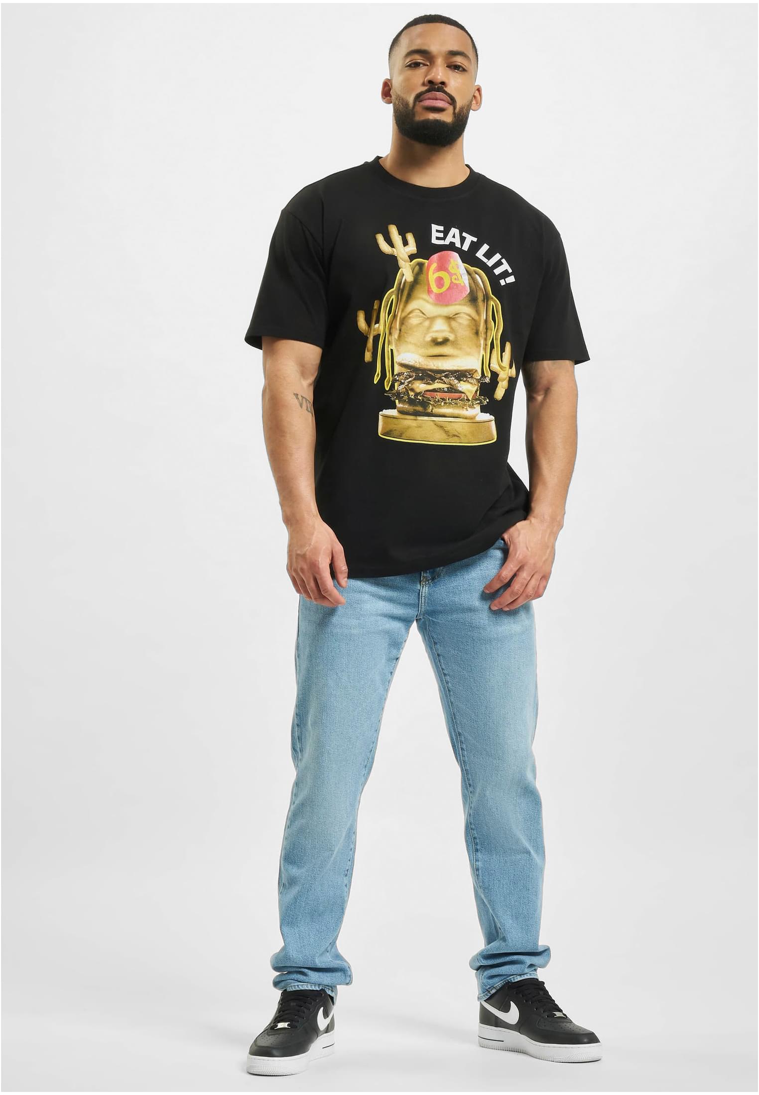 Eat Lit Oversize Tee white XXL - workoutbrands.com