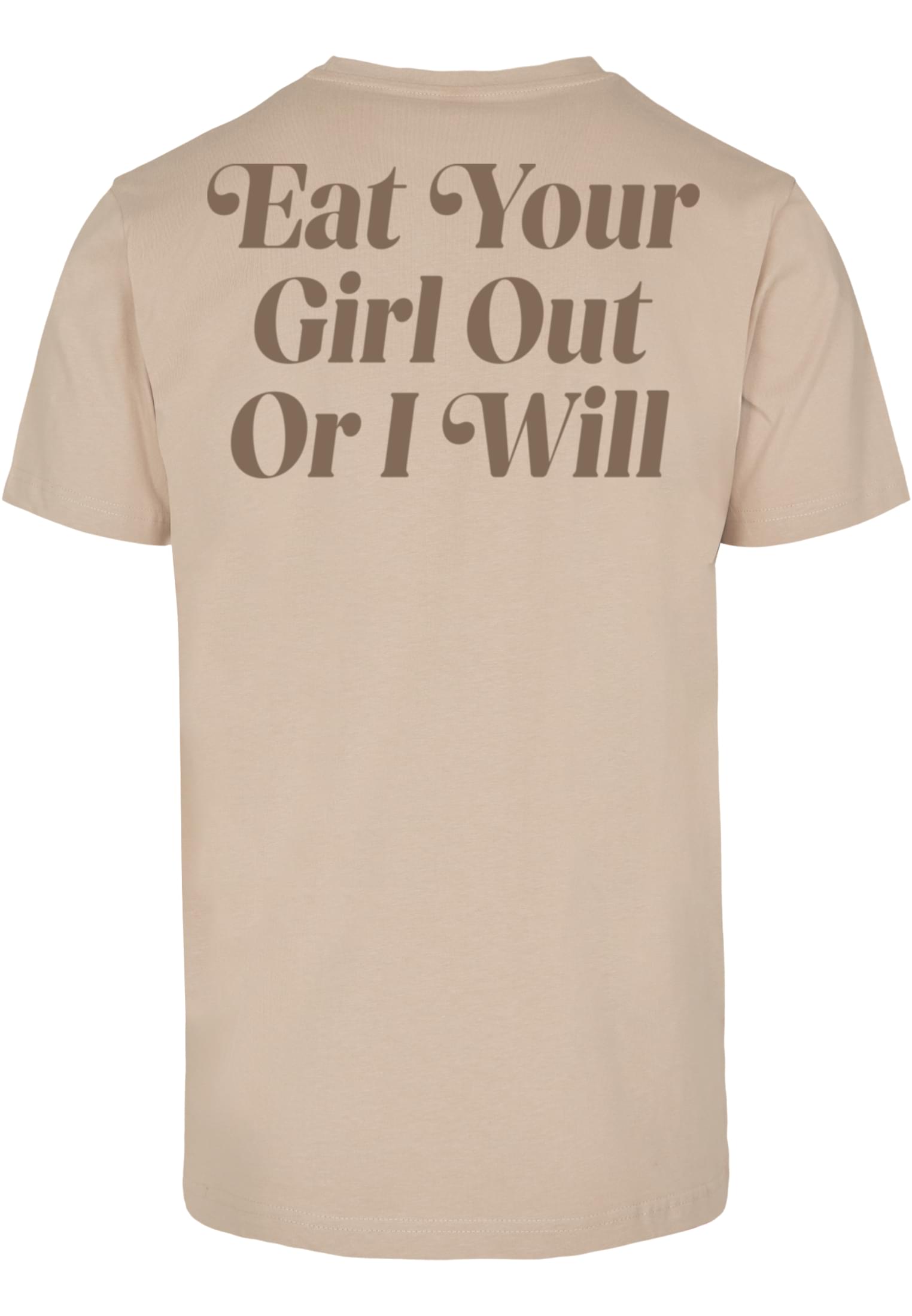 Eat Your Girl Out Tee sand XXL - workoutbrands.com
