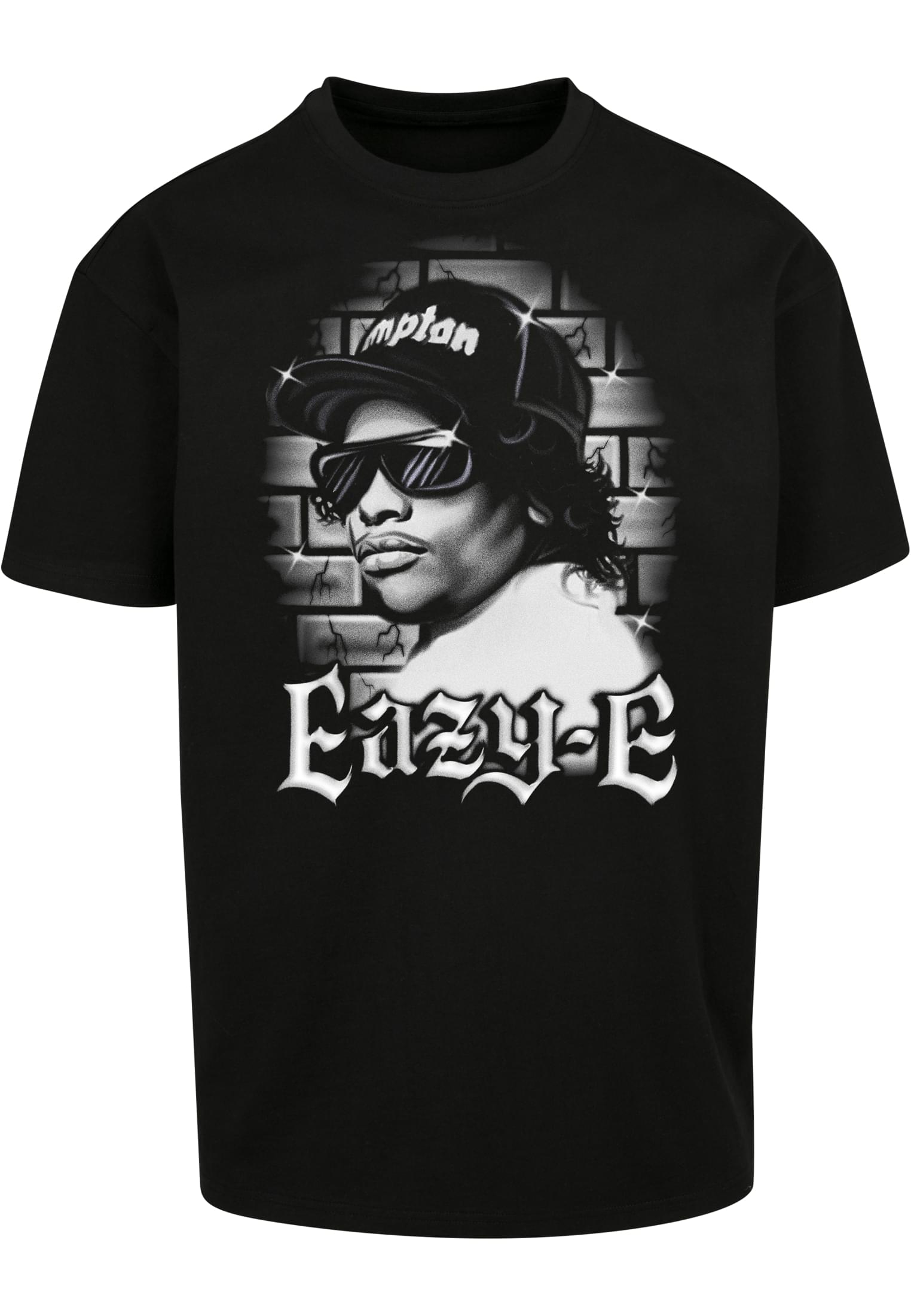 Eazy-E Paintbrush Oversize Tee black XXL - workoutbrands.com