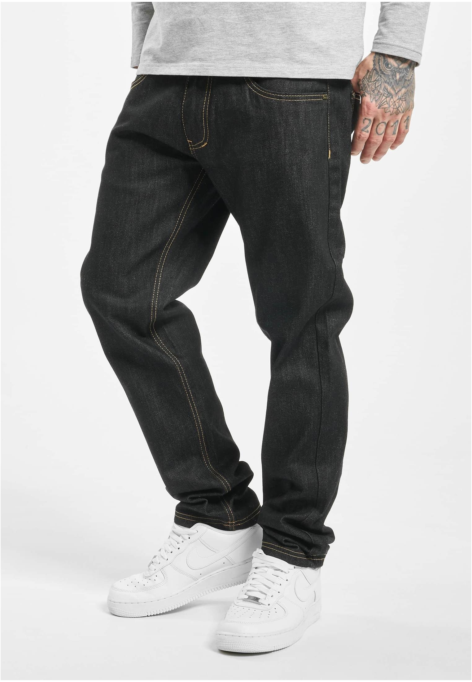 Ecko Unltd. Bour Bonstreet Straight Fit Jeans raw black W42 L34 - workoutbrands.com