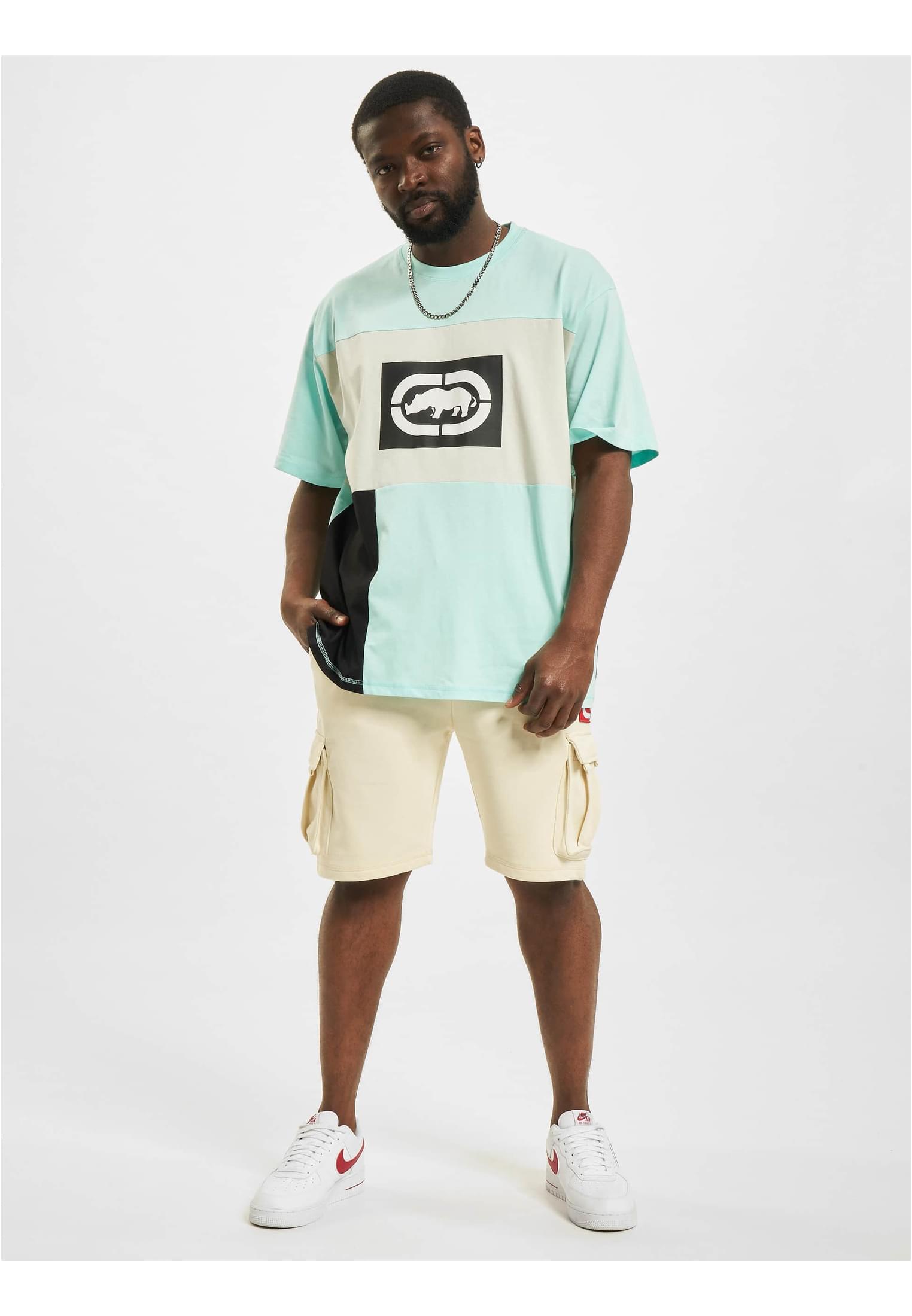 Ecko Unltd. Cairns T-Shirt anthracite/black/lila XXL - workoutbrands.com