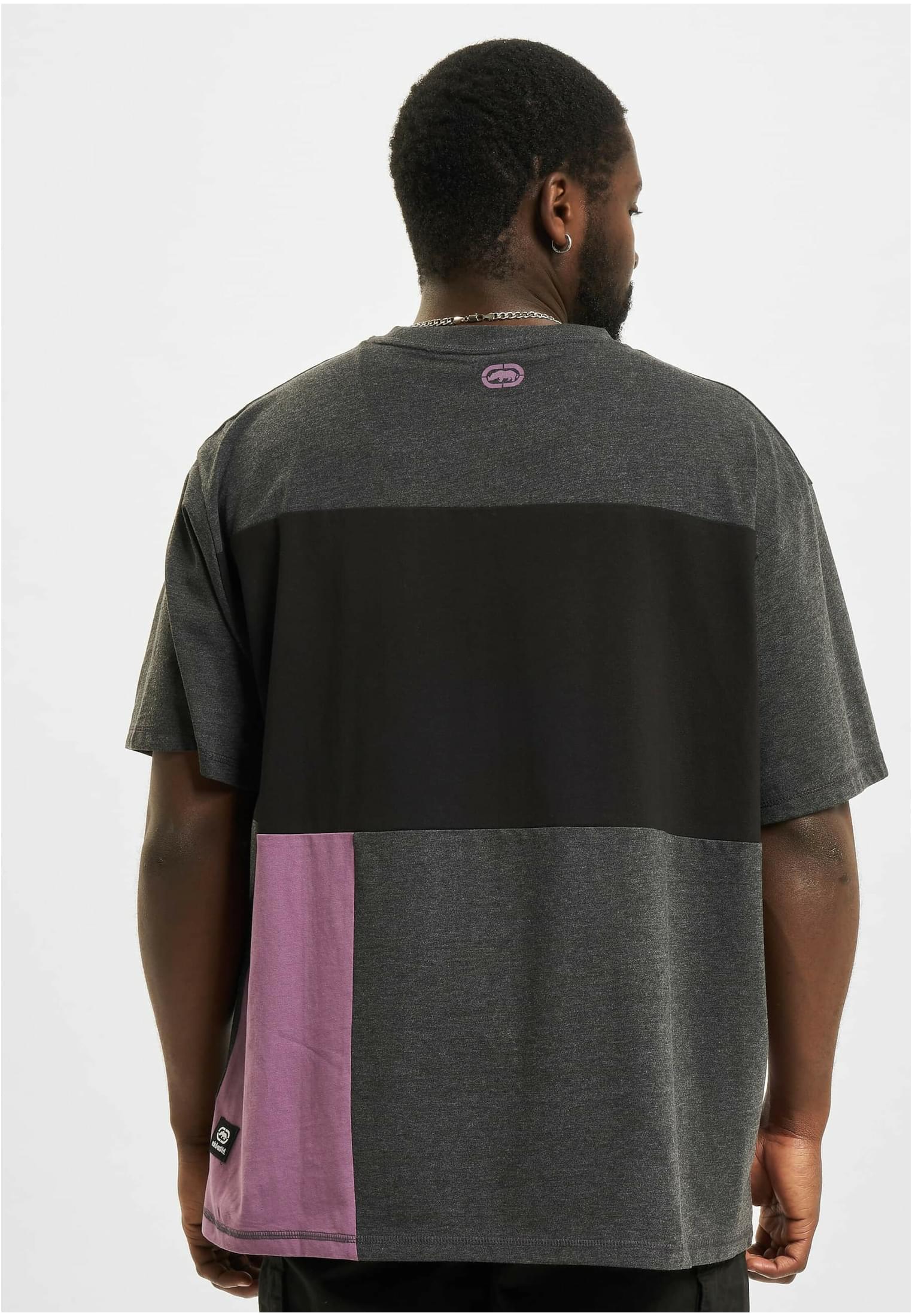 Ecko Unltd. Cairns T-Shirt anthracite/black/lila XXL - workoutbrands.com