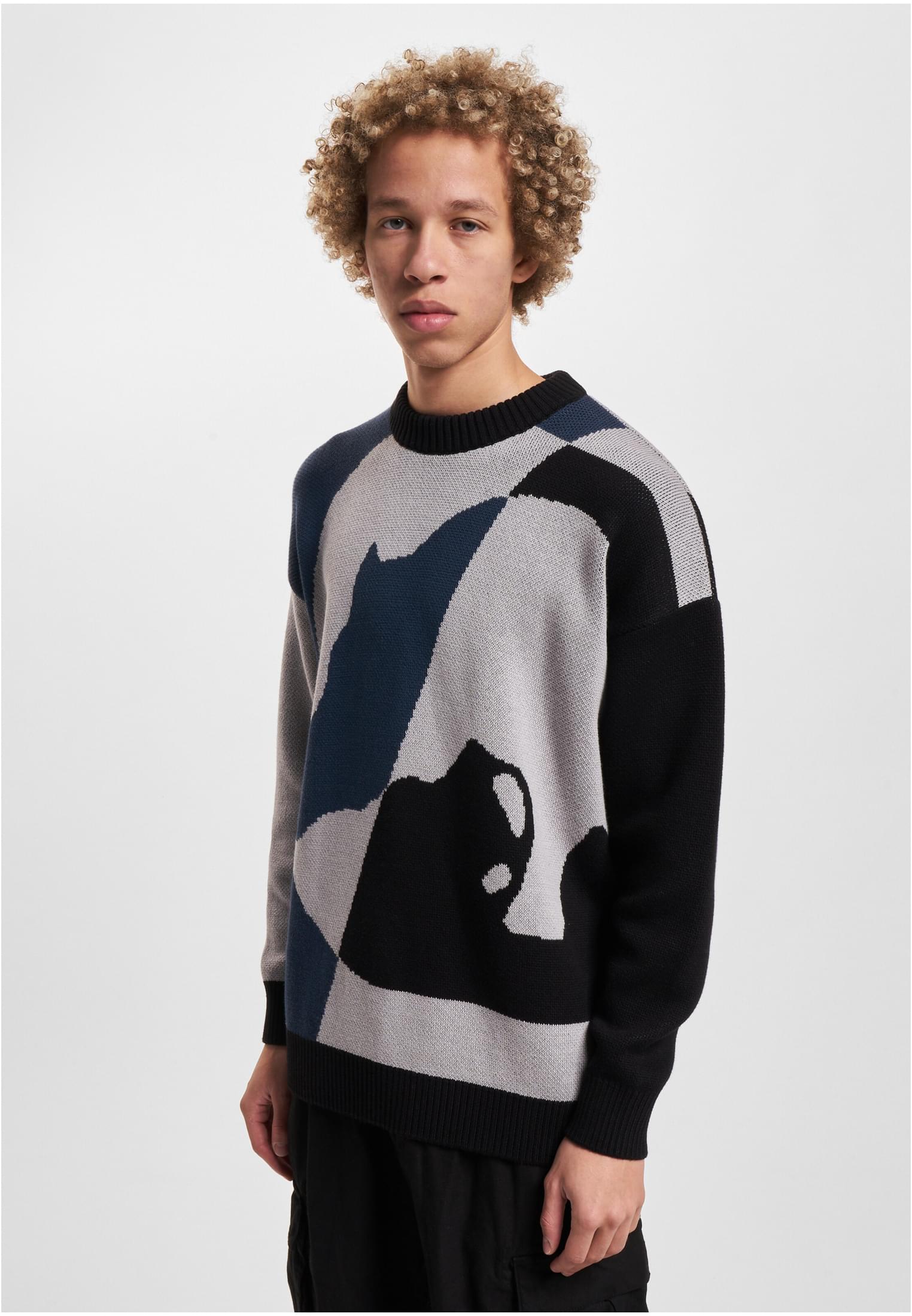 Ecko Unltd. MulticolorLogo Crewneck Pullover black/grey XXL - workoutbrands.com