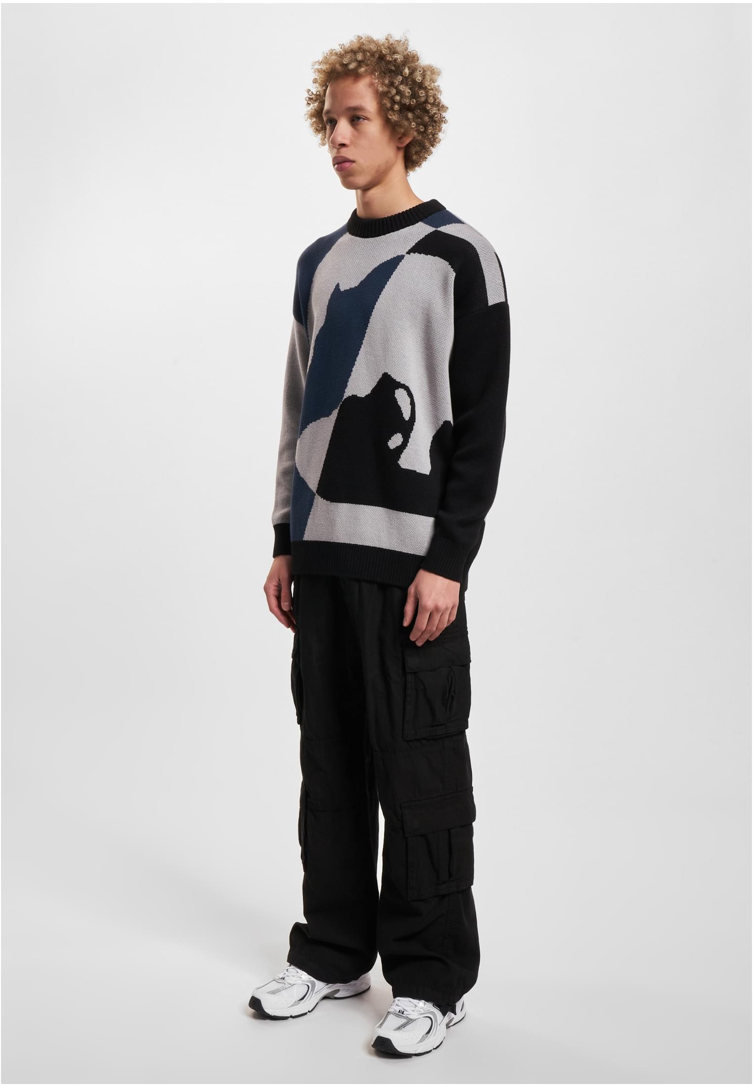 Ecko Unltd. MulticolorLogo Crewneck Pullover black/grey XXL - workoutbrands.com