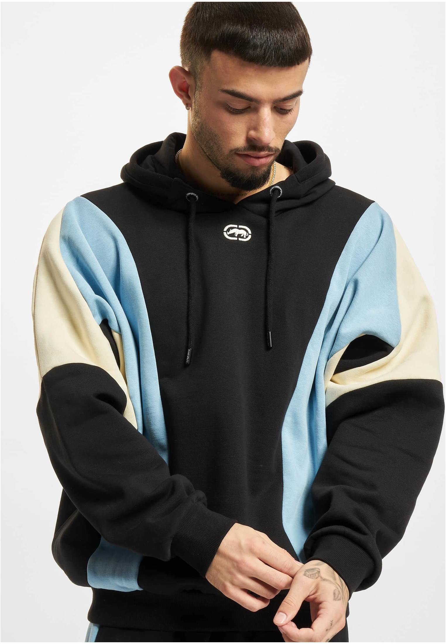 Ecko Unltd. Pro Hoodie black/blue/offwhite XXL - workoutbrands.com