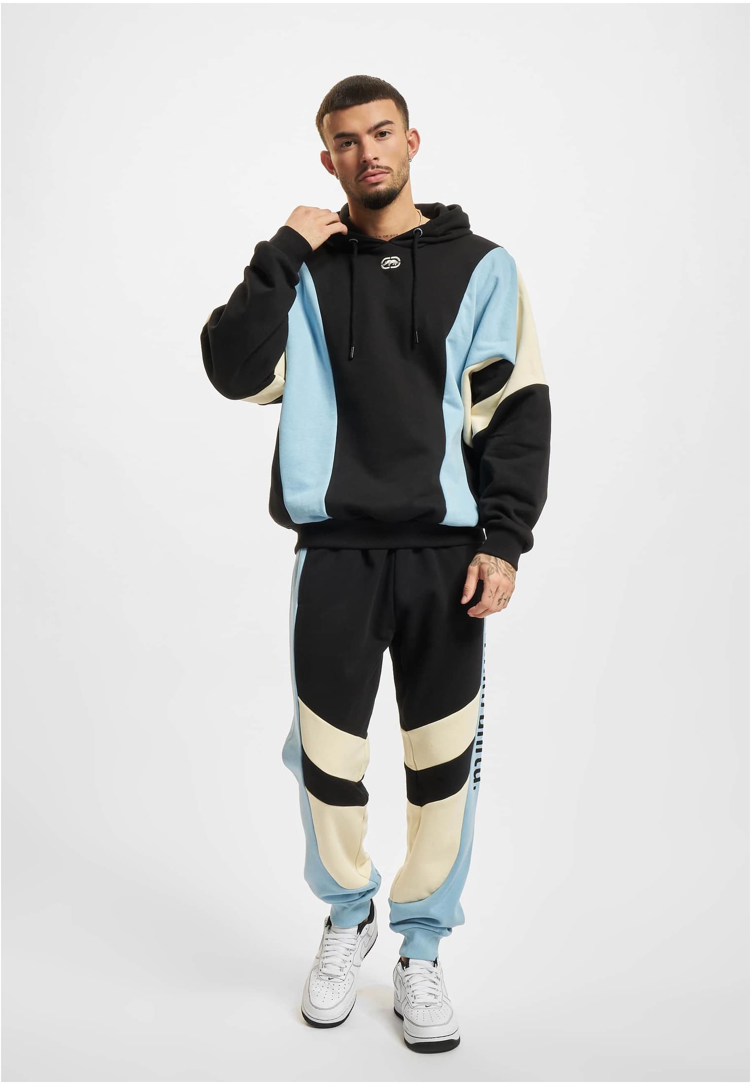 Ecko Unltd. Pro Hoodie black/blue/offwhite XXL - workoutbrands.com