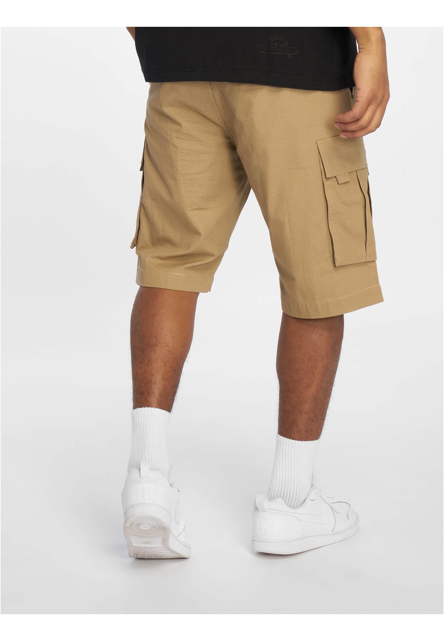 Ecko Unltd. Rockaway Twill Cargoshort beige W40 - workoutbrands.com