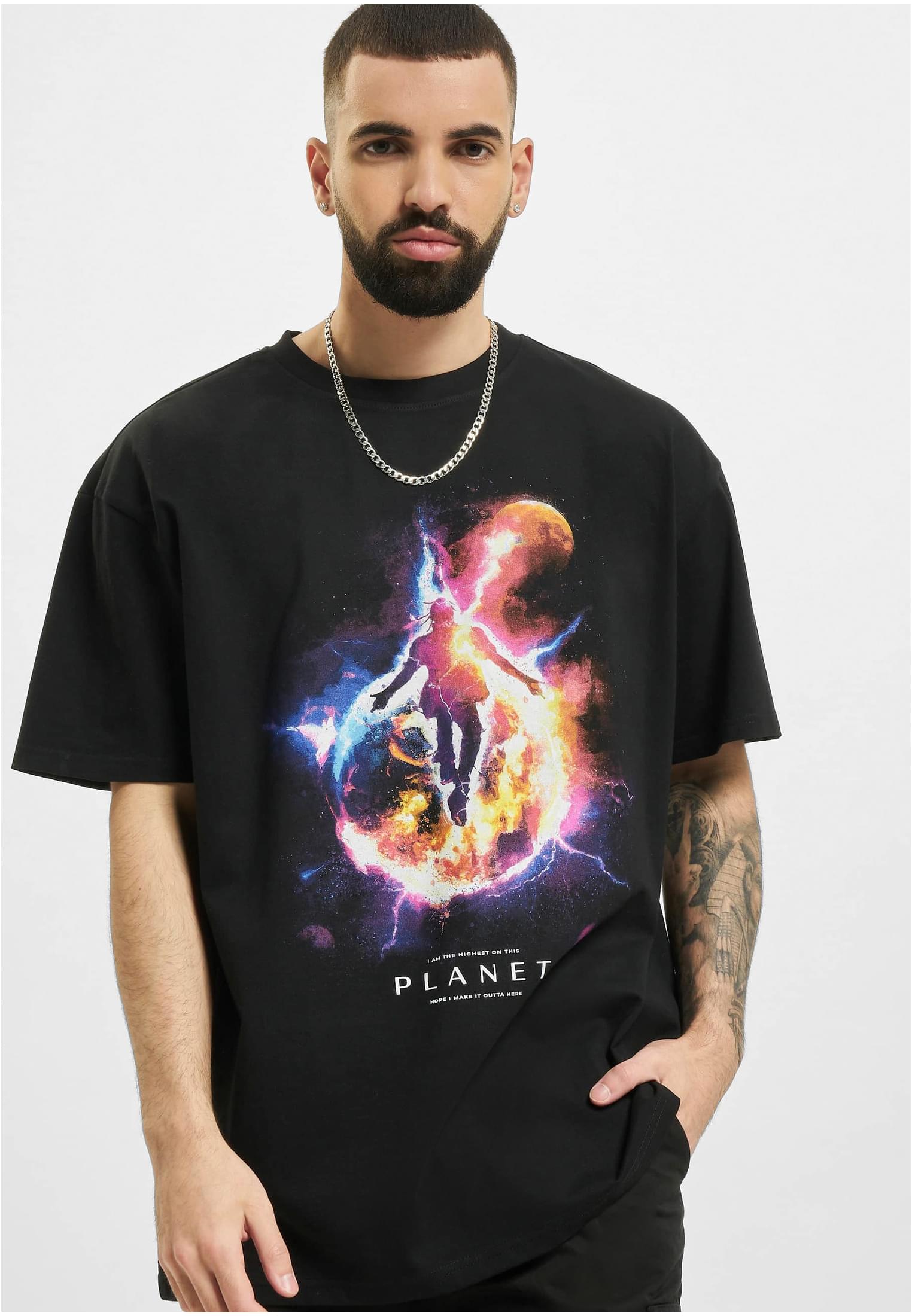 Electric Planet Oversize Tee black XXL - workoutbrands.com