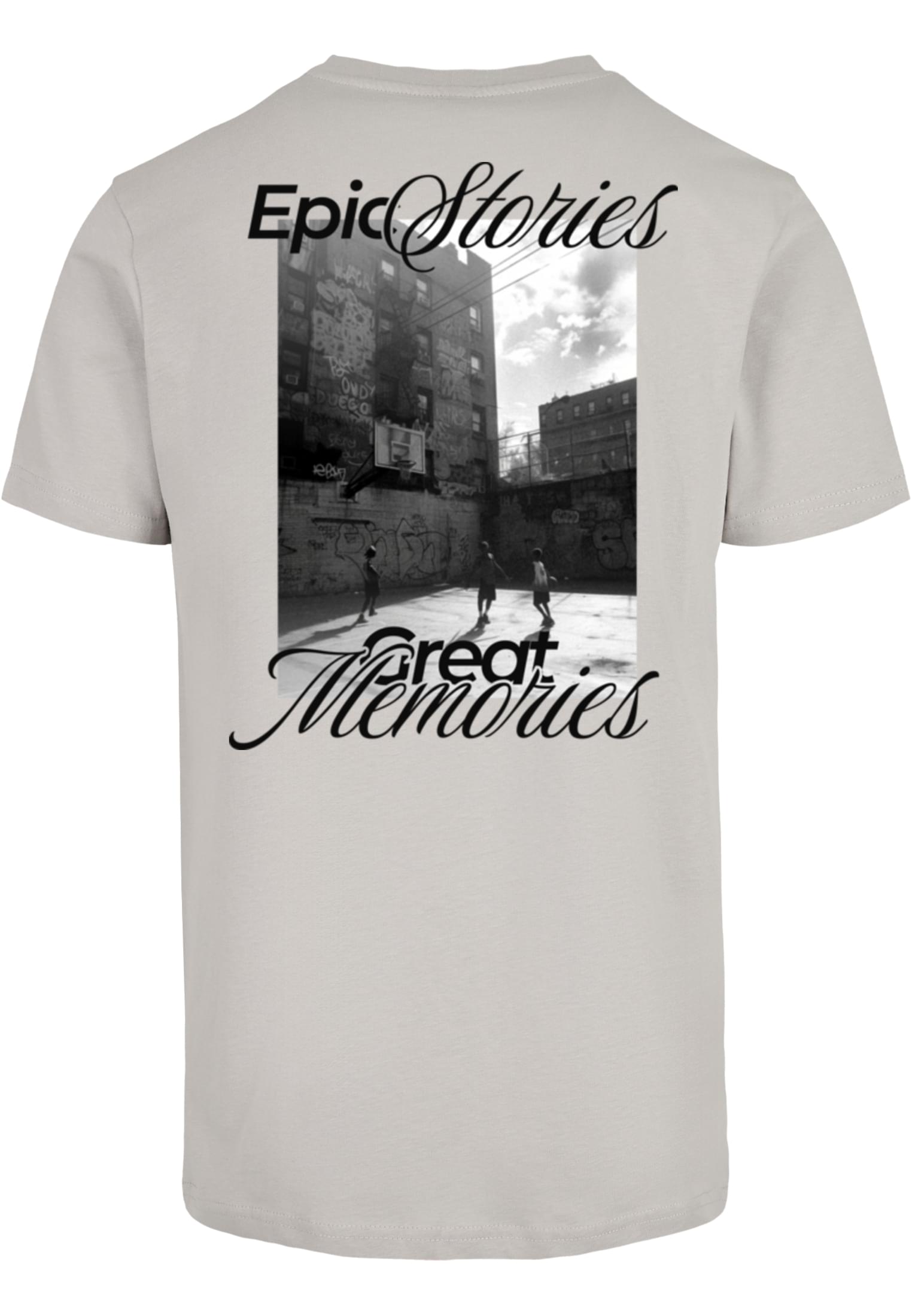 Epic Stories Great Memories Tee lightasphalt XXL - workoutbrands.com