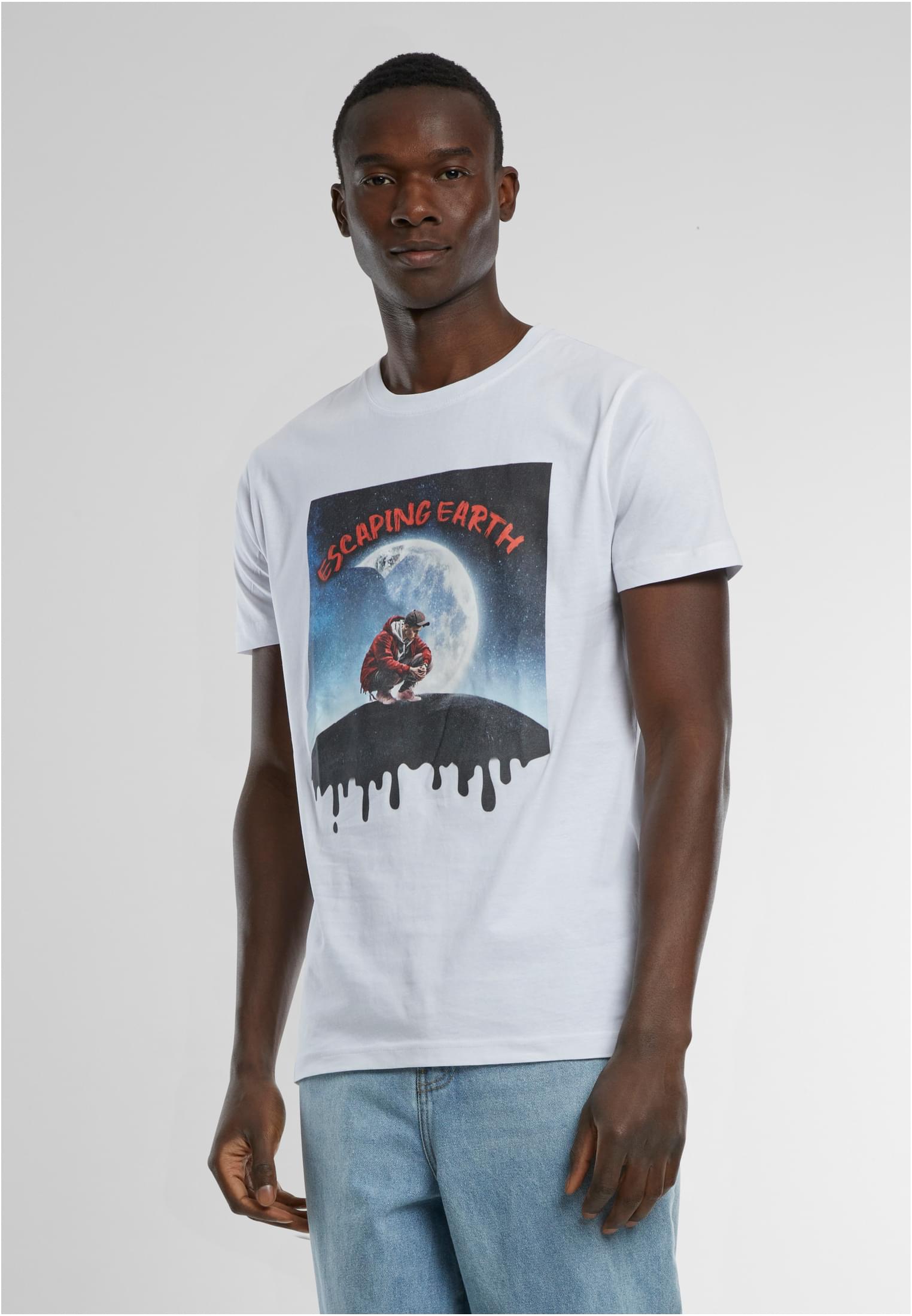 Escaping Earth Tee white XXL - workoutbrands.com