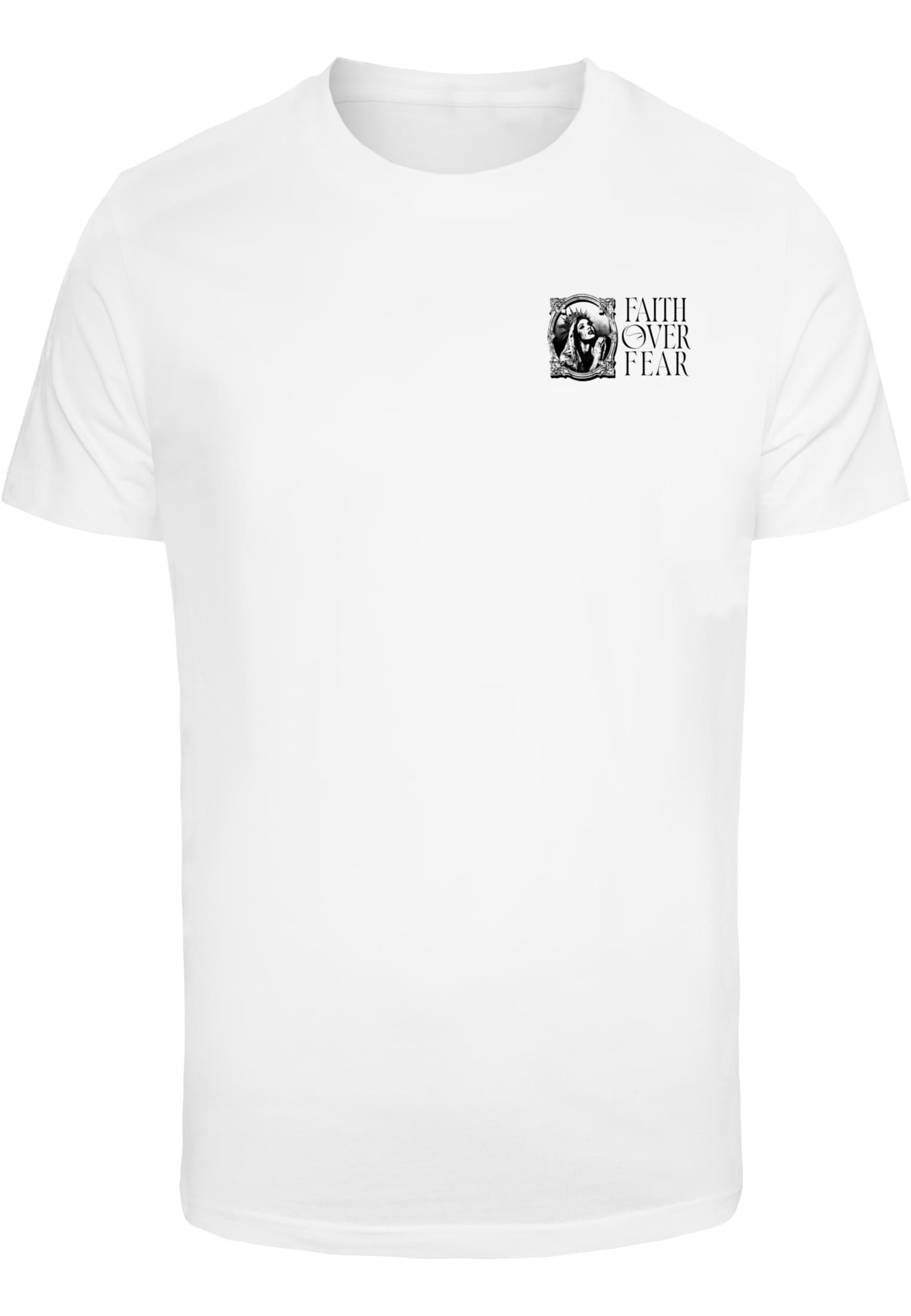 Faith Over Fear Tee white XXL - workoutbrands.com