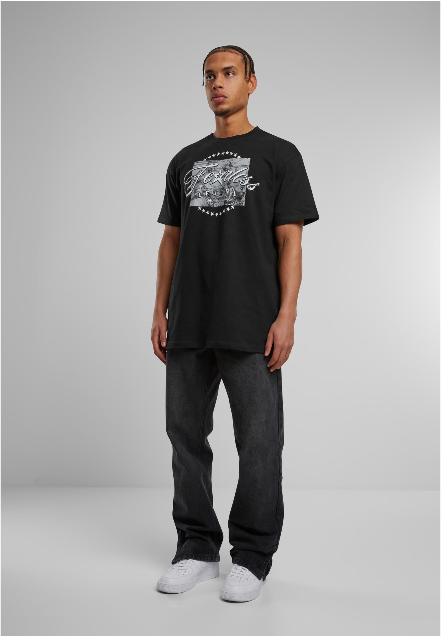 Fearless Legend Heavy Oversize Tee lightasphalt XXL - workoutbrands.com