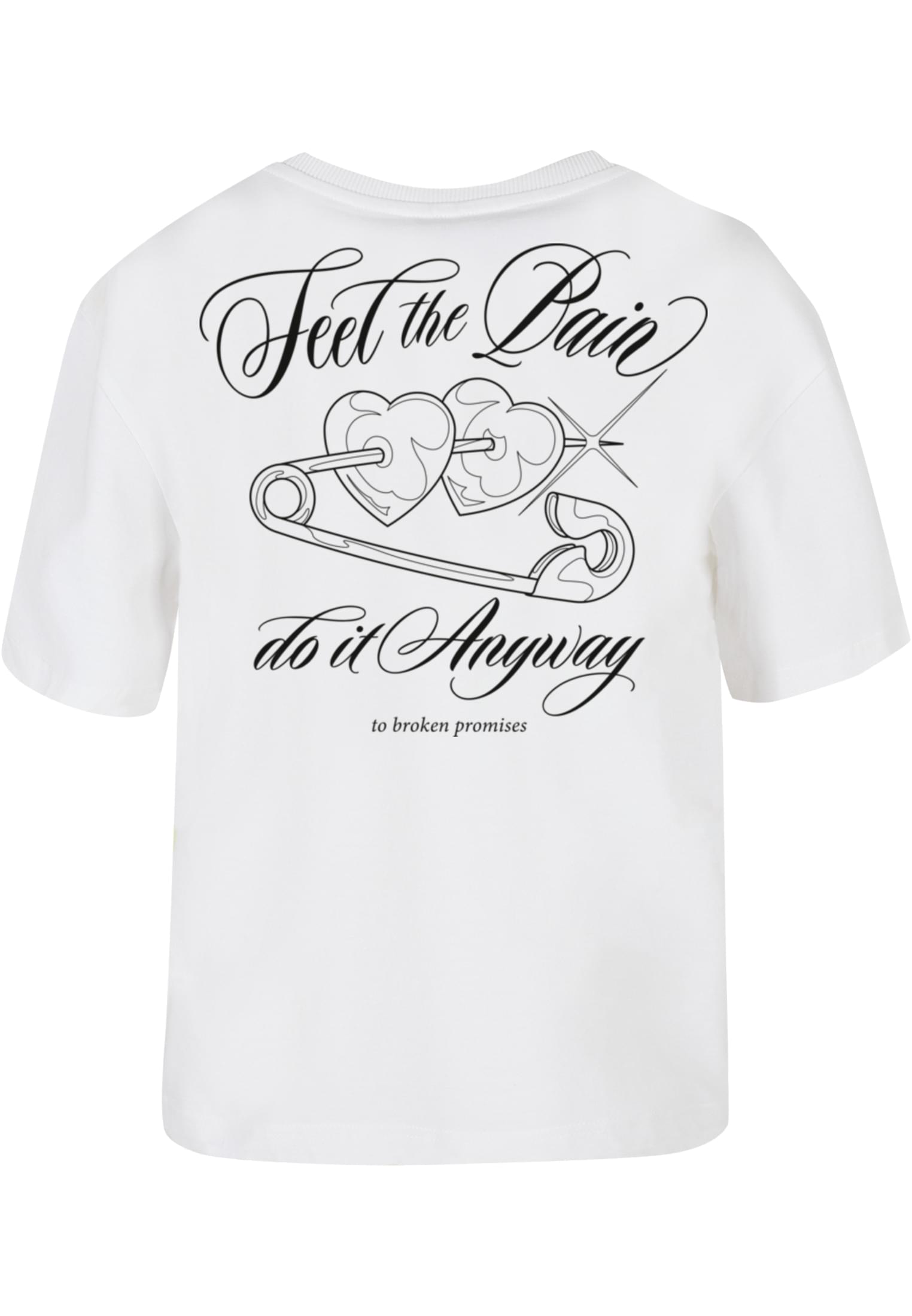 Feel The Pain Tee white XXL - workoutbrands.com