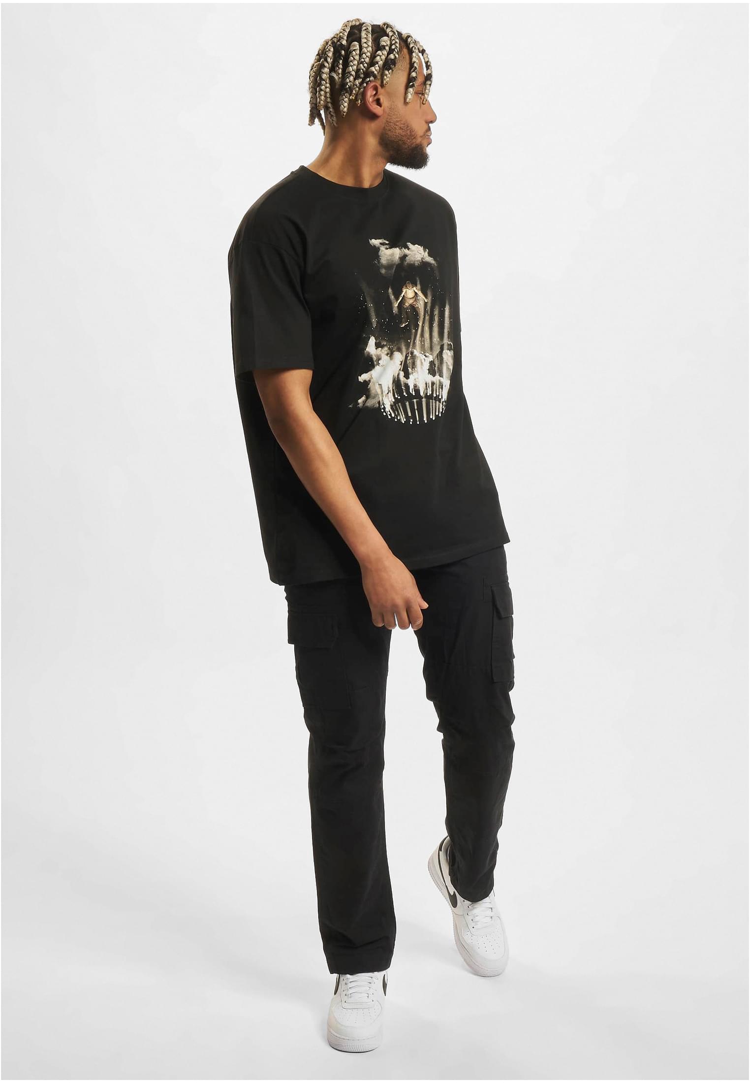 Flashing Lights Oversize Tee black XXL - workoutbrands.com