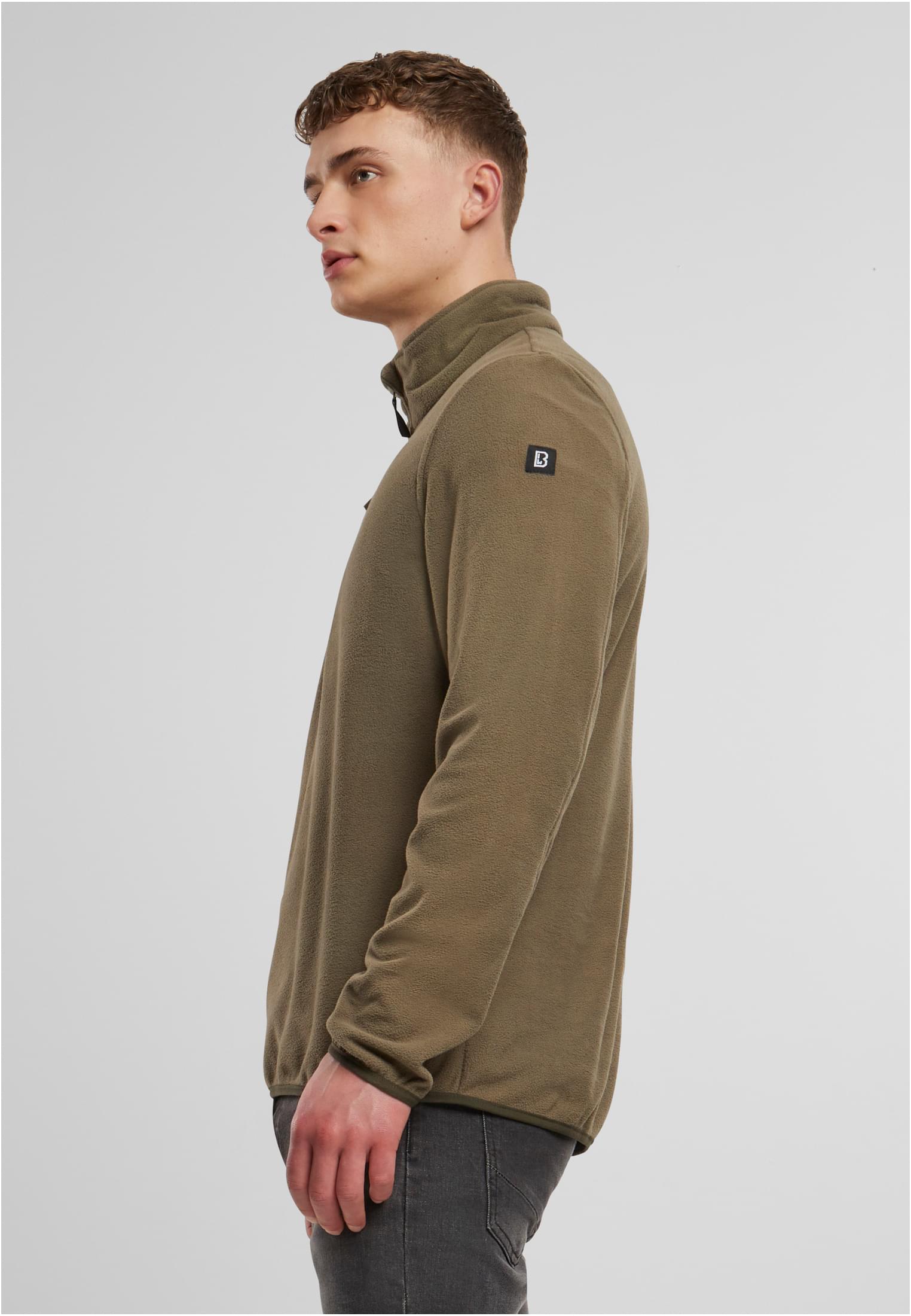 Fleece Troyer Ripstop camel 7XL - workoutbrands.com