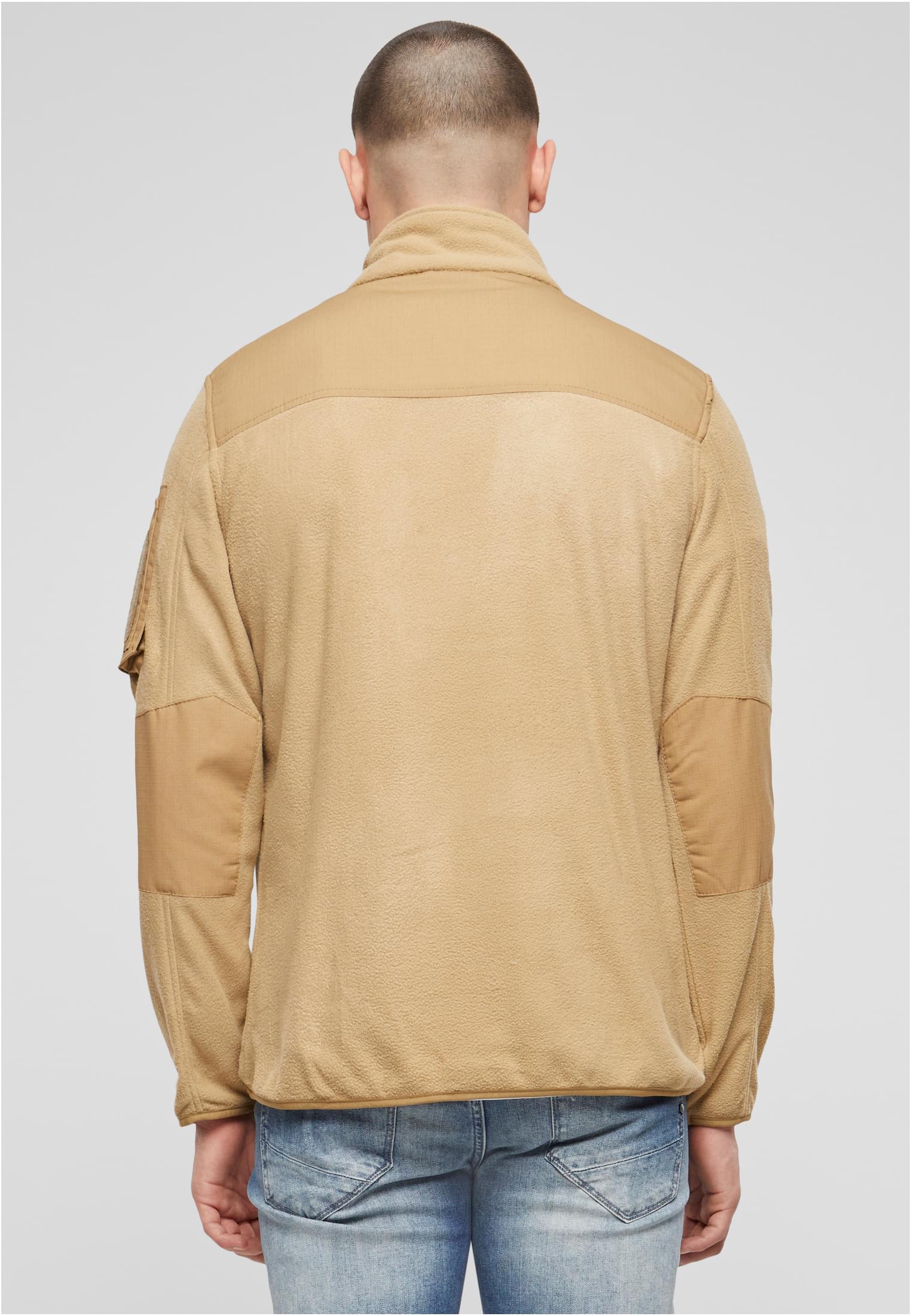Fleece Troyer Ripstop camel 7XL - workoutbrands.com
