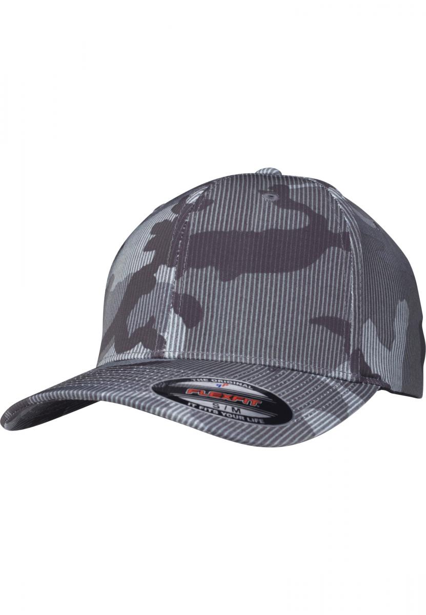 Flexfit Camo Stripe Cap S/M - workoutbrands.com