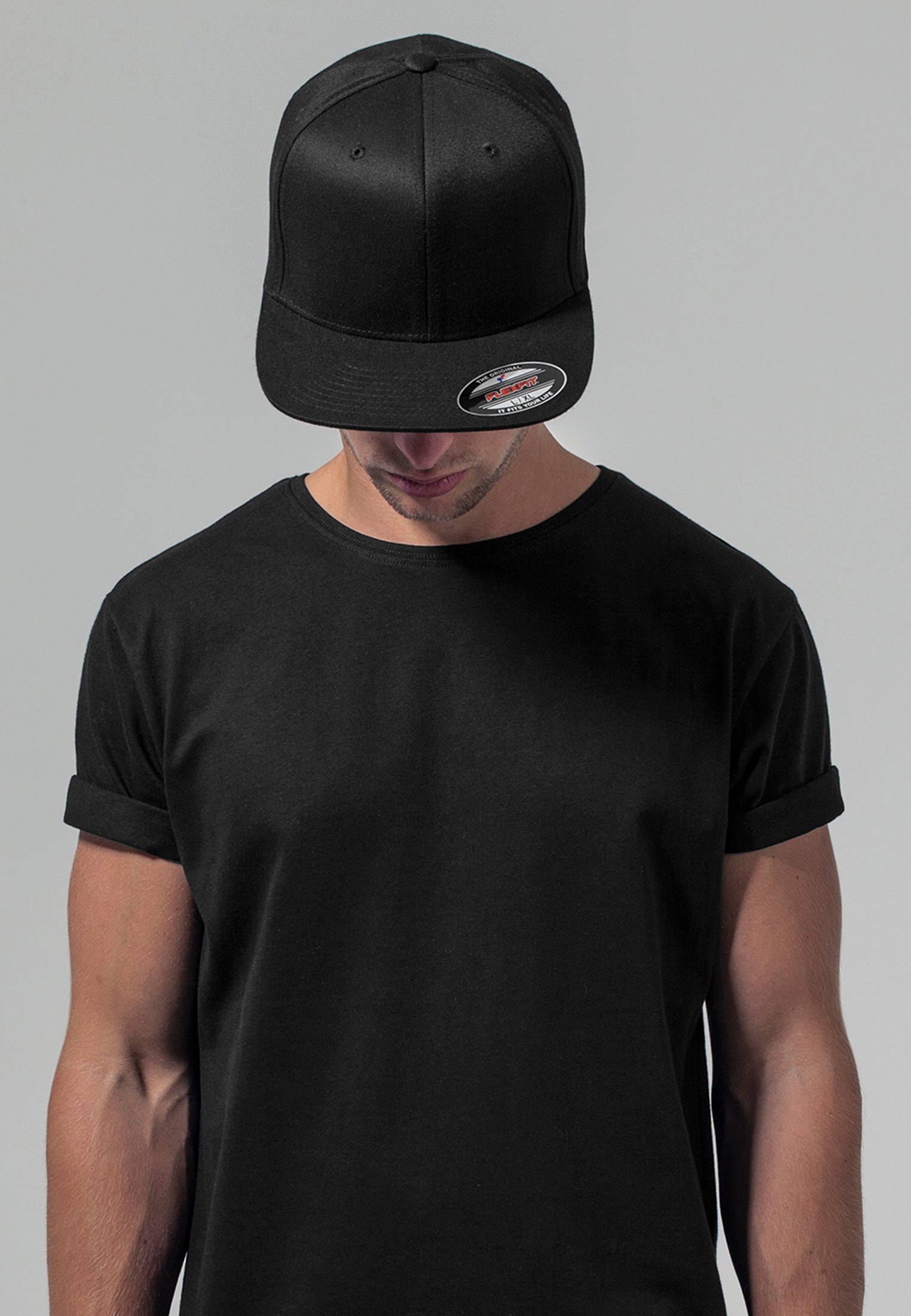 Flexfit Flat Visor heather S/M - workoutbrands.com