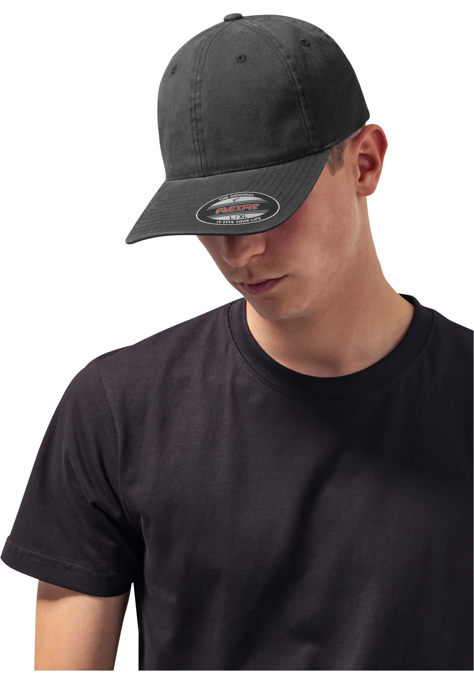 Flexfit Garment Washed Dad Hat S/M - workoutbrands.com
