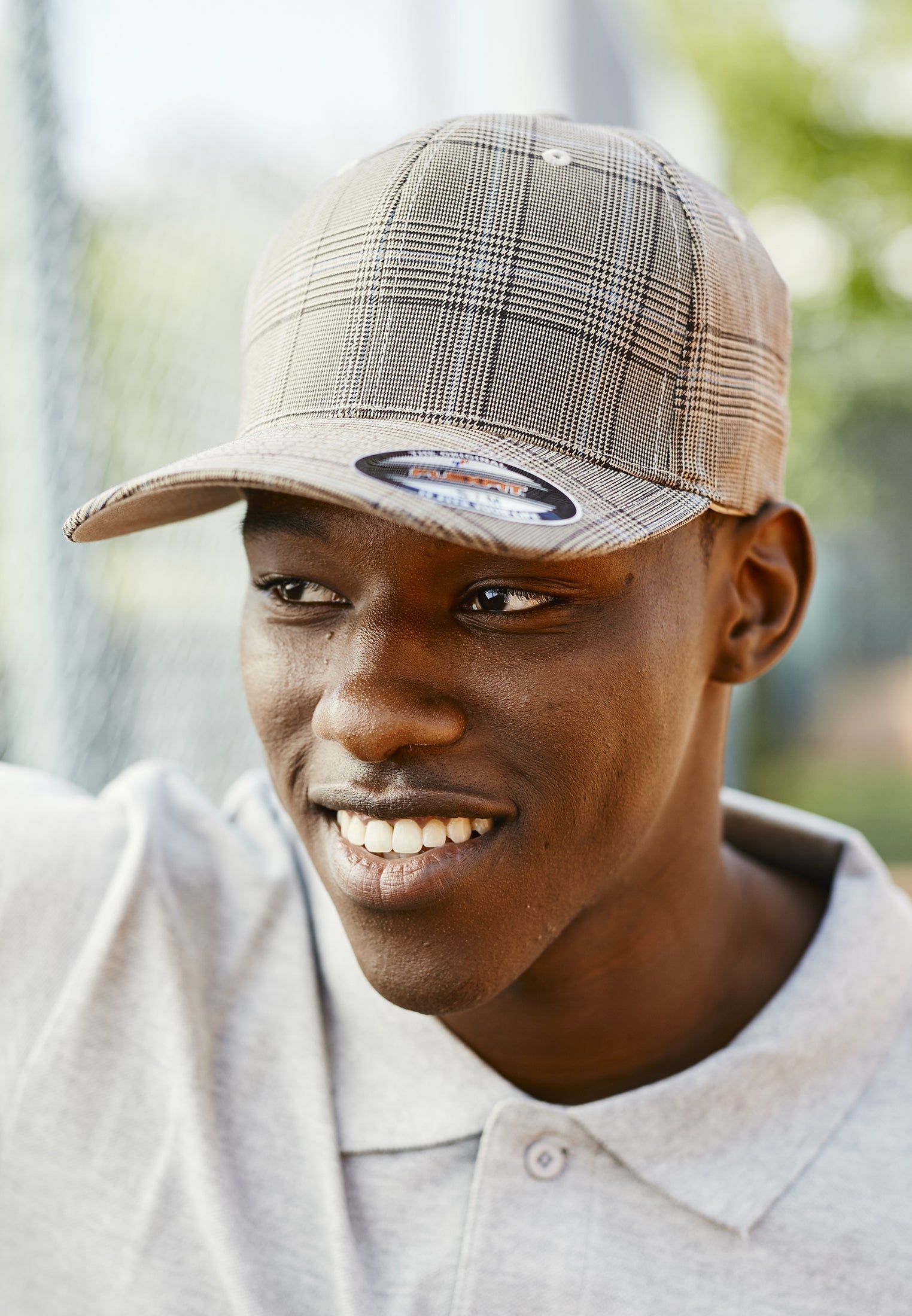 Flexfit Glen Check S/M - workoutbrands.com