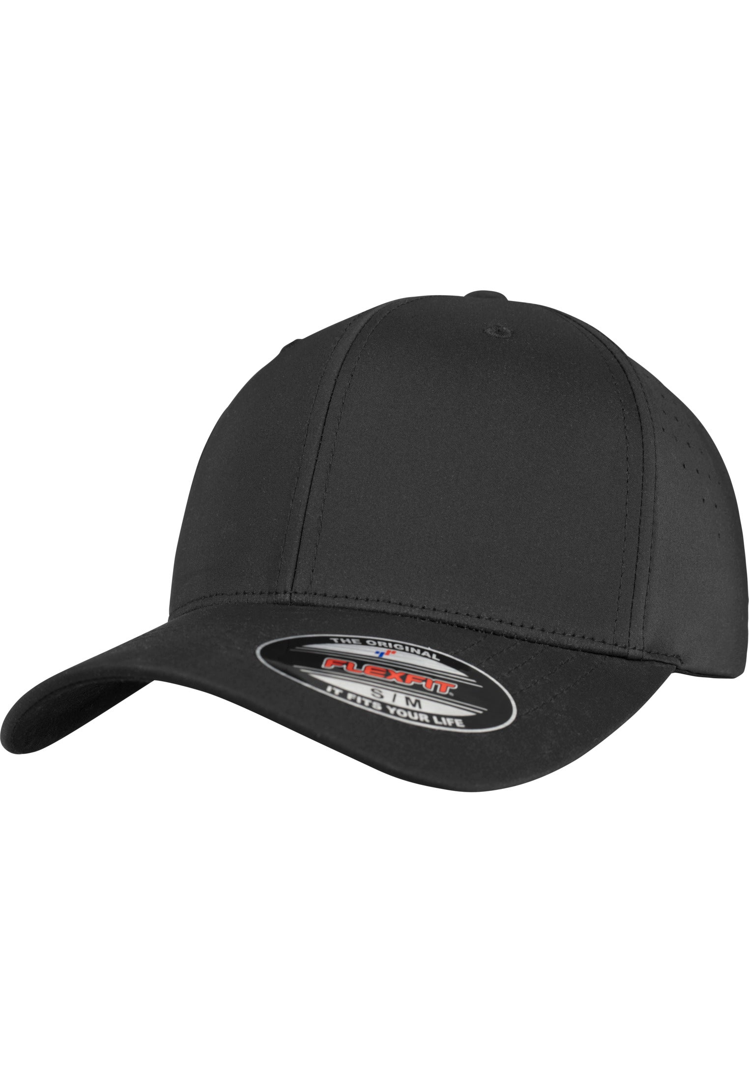 Flexfit Perforated Cap Black S/M - workoutbrands.com
