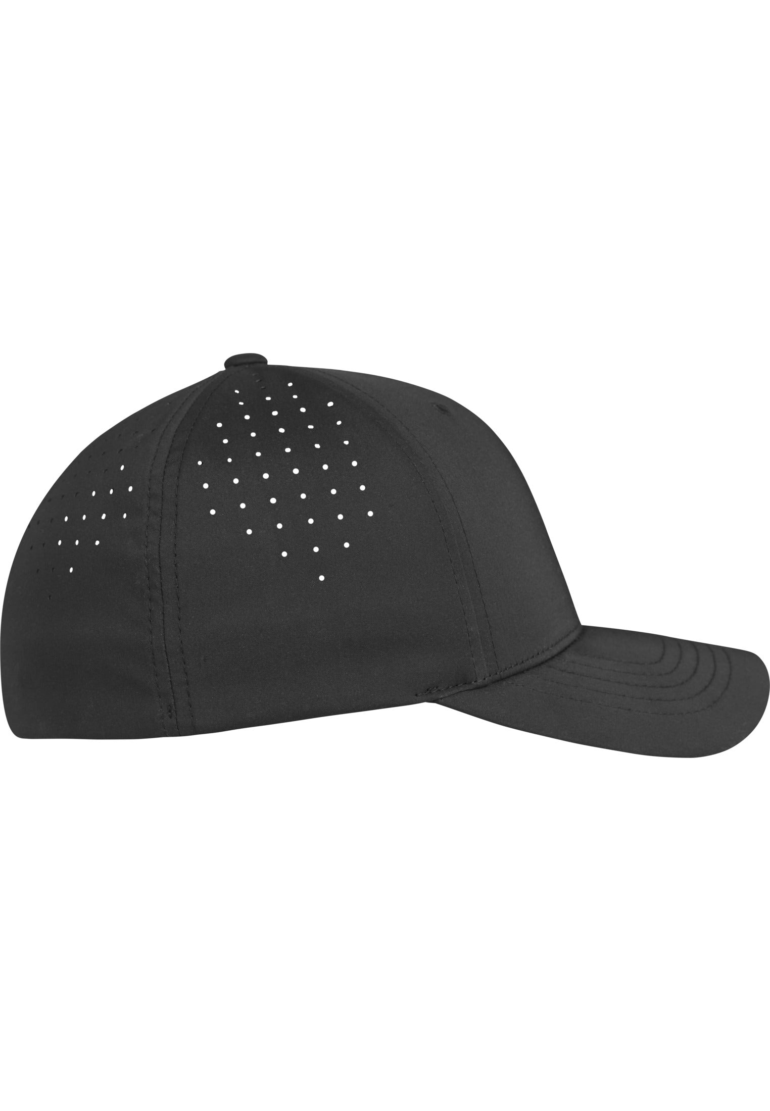 Flexfit Perforated Cap Black S/M - workoutbrands.com