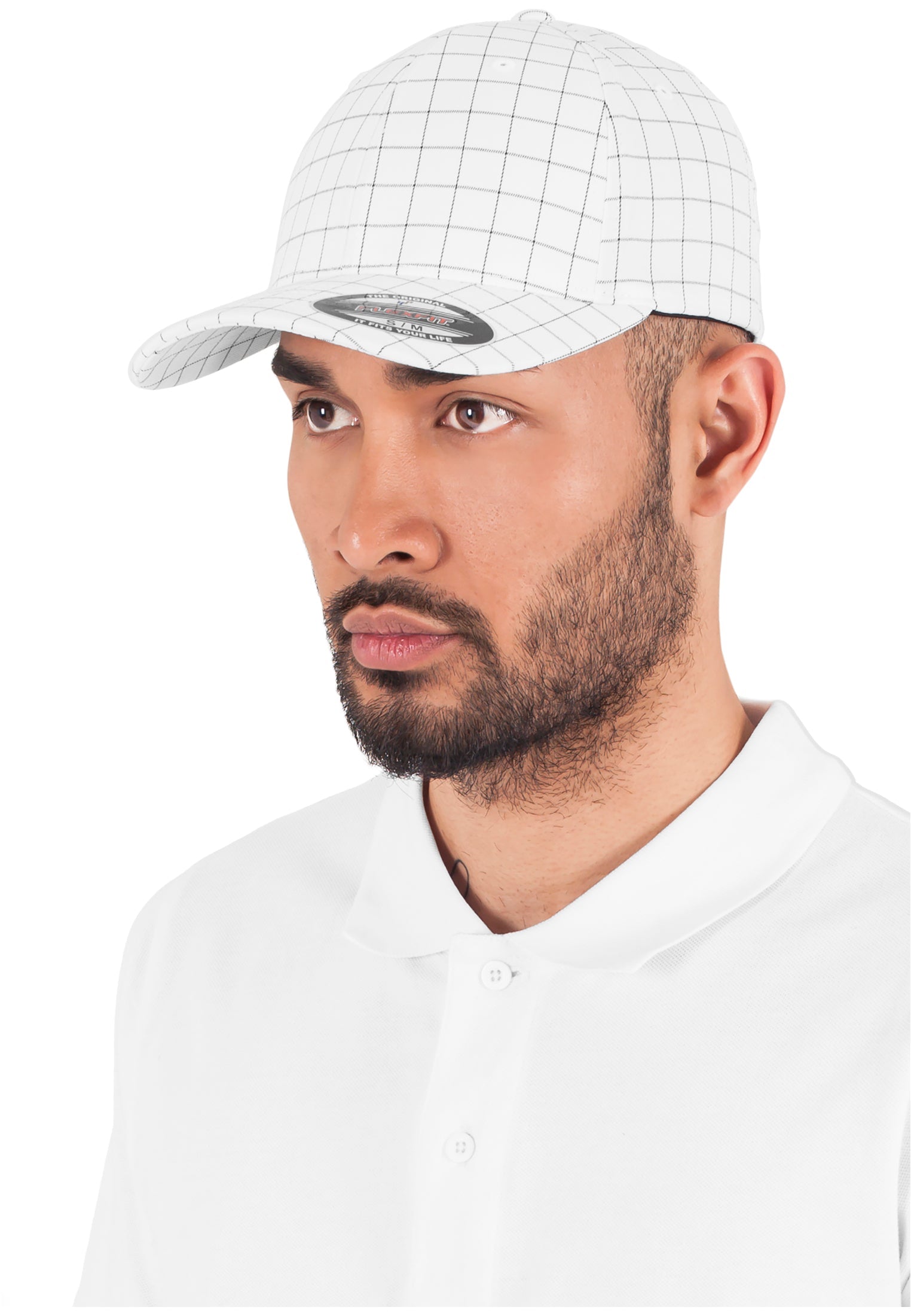 Flexfit Square Check Cap L/XL - workoutbrands.com