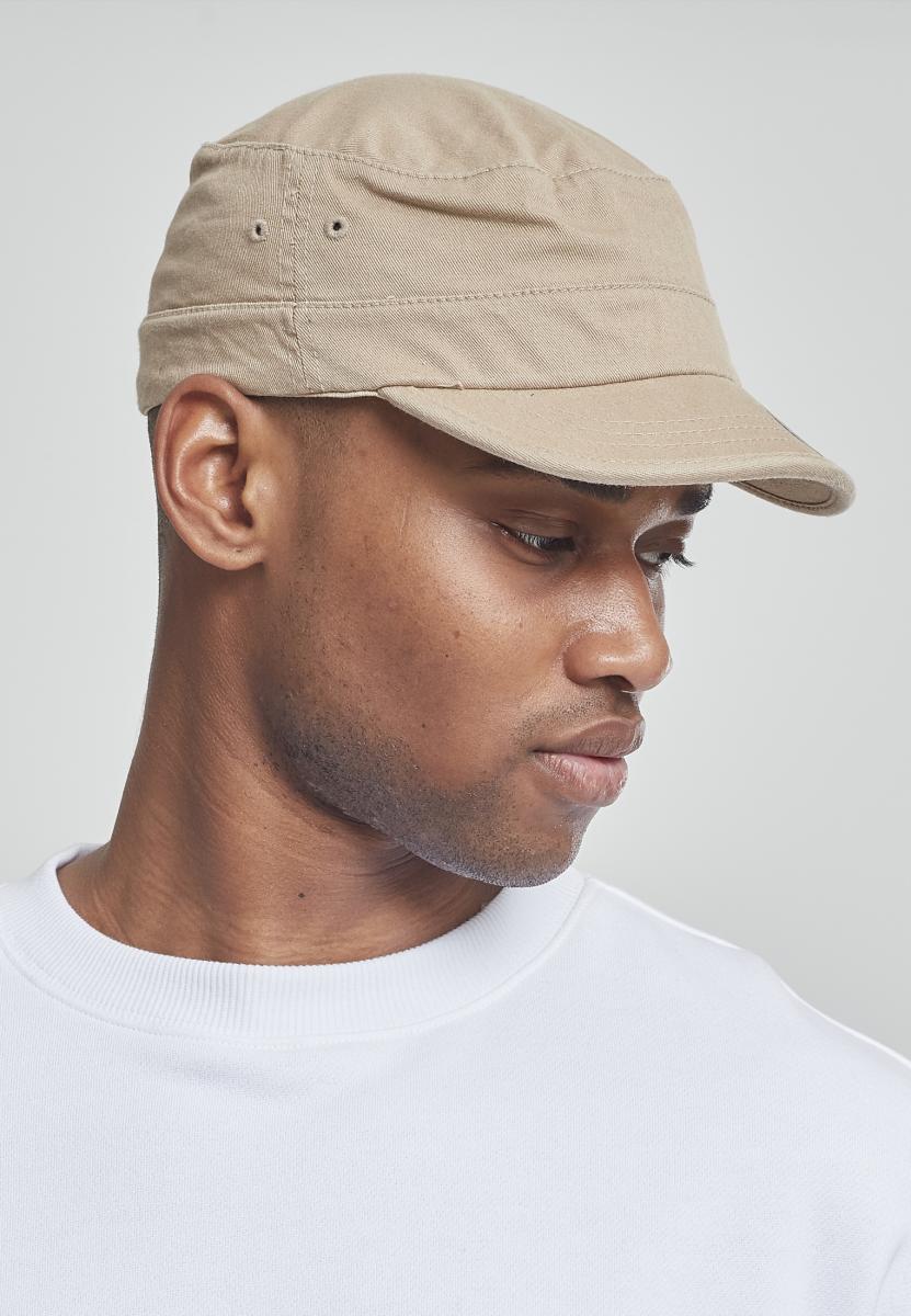 Flexfit Top Gun Garment Washed khaki S/M - workoutbrands.com