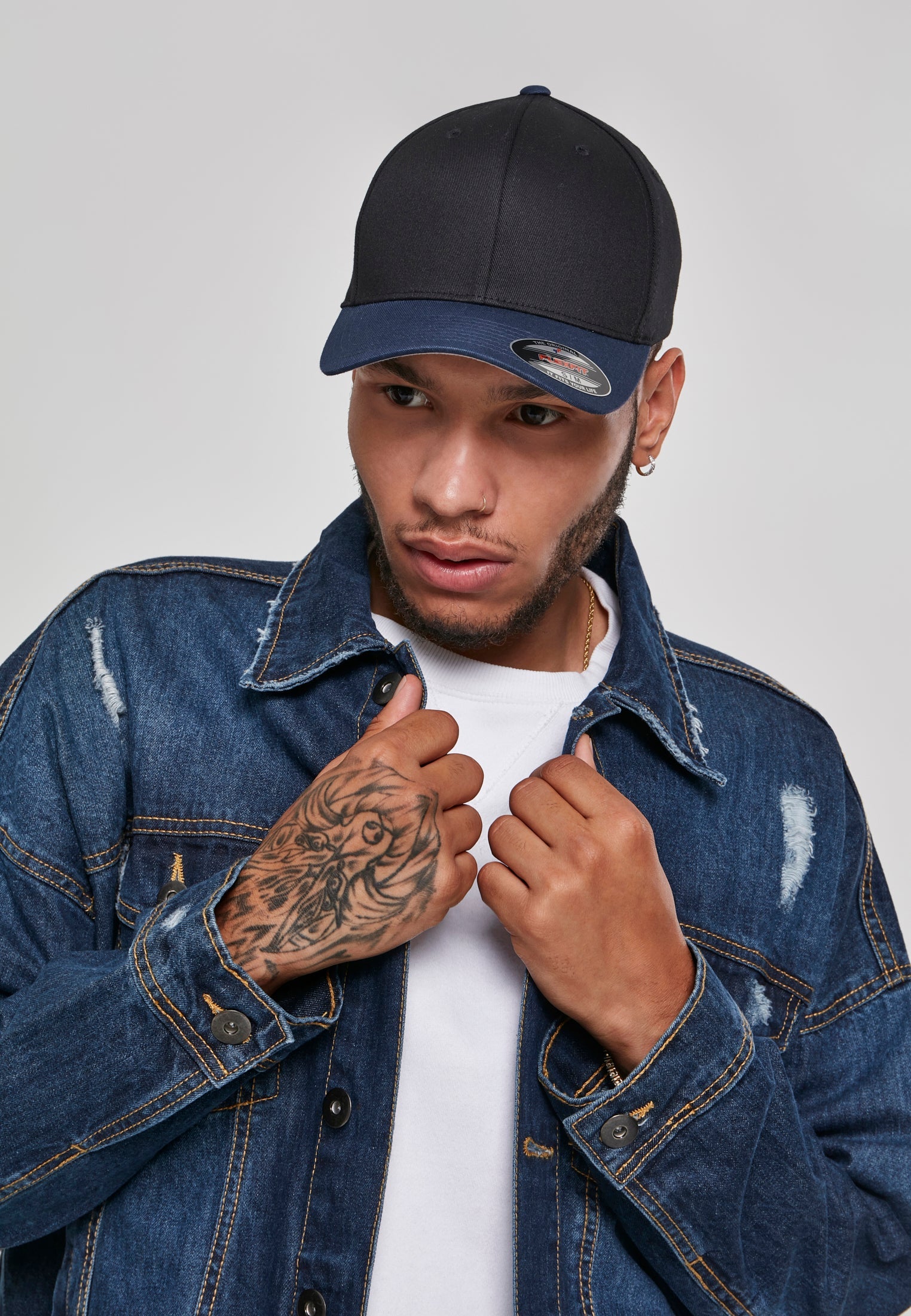 Flexfit Wooly Combed 2-Tone S/M - workoutbrands.com